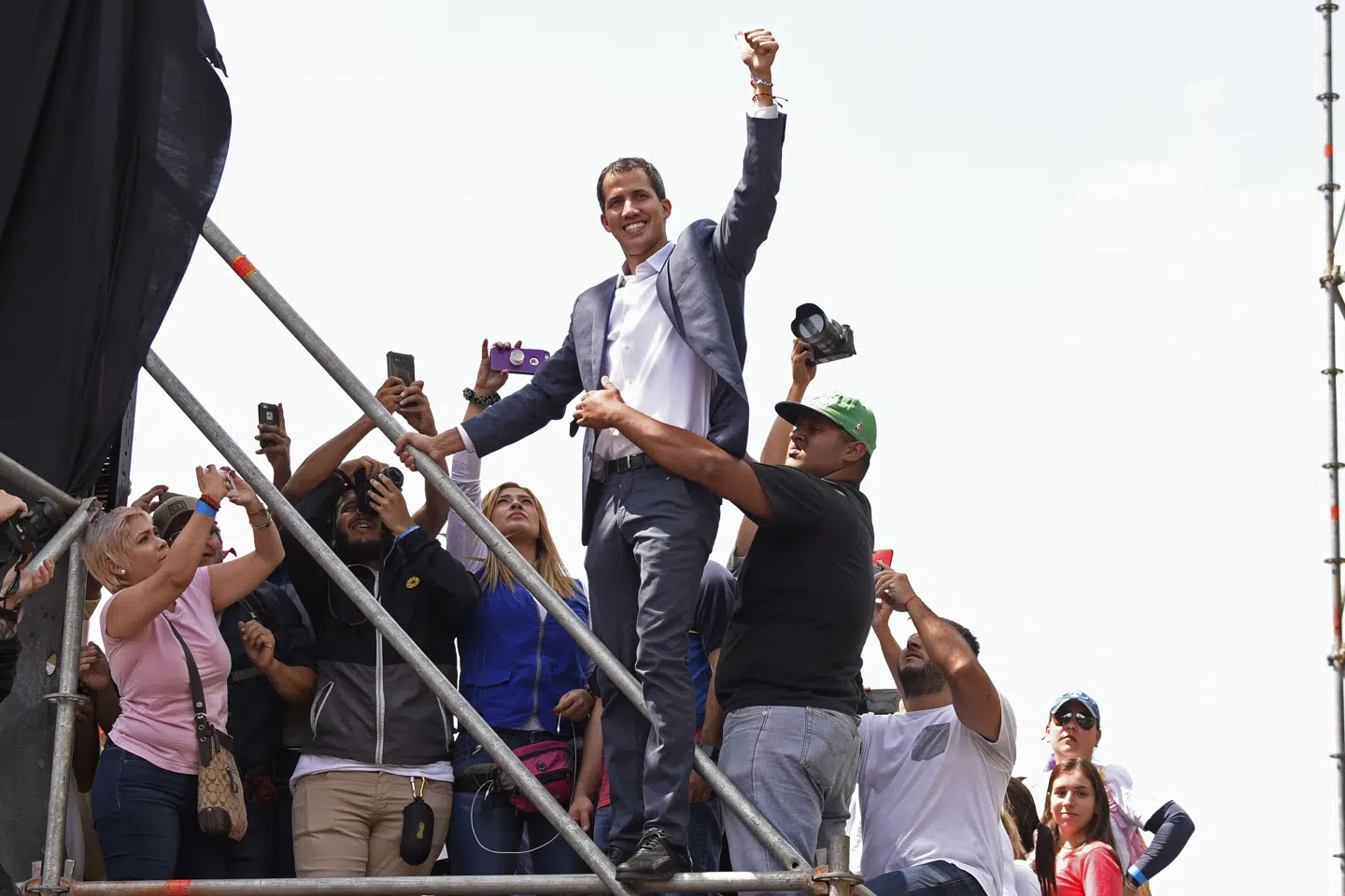 En række EU-lande, deriblandt Danmark, anerkender Juan Guaidó som midlertidig præsident i Venezuela. (Arkivfoto). Juan Barreto/Ritzau Scanpix