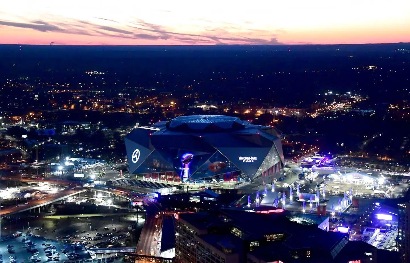 Mercedes-Benz Stadium.
