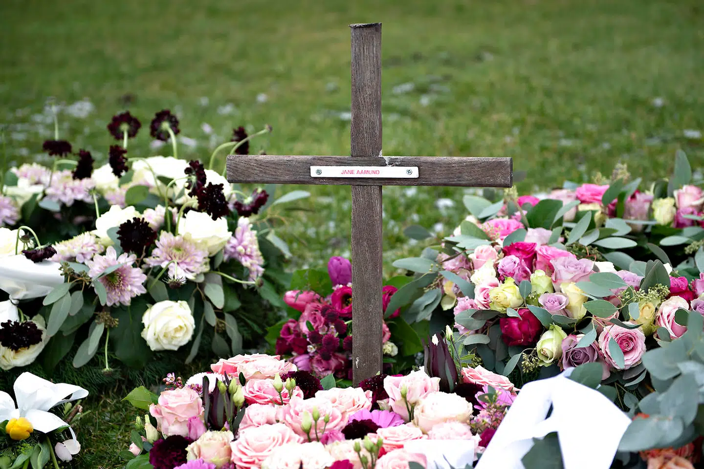 Forfatteren Jane Aamund bisættes fra Heldum Kirke. Lemvig 2. februar 2019.