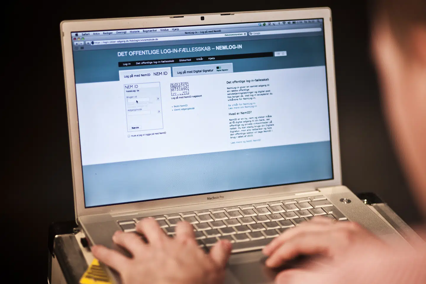 Politiet fortæller, at det aldrig ville spørge om borgeres NemID-oplysninger. (Arkivfoto) Jonas Vandall ørtvig/Ritzau Scanpix