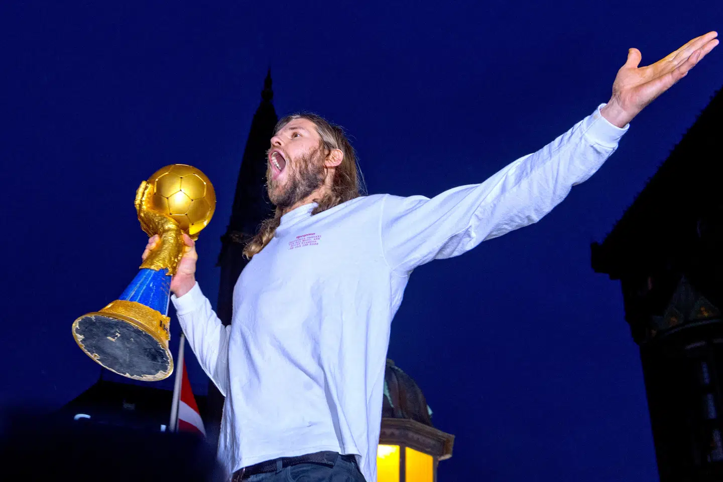 Mikkel Hansen kunne mandag lade sig hylde på Københavns Rådhusplads efter søndagens VM-guld. Men er den næste Mikkel Hansen på vej? Bax Lindhardt/Ritzau Scanpix