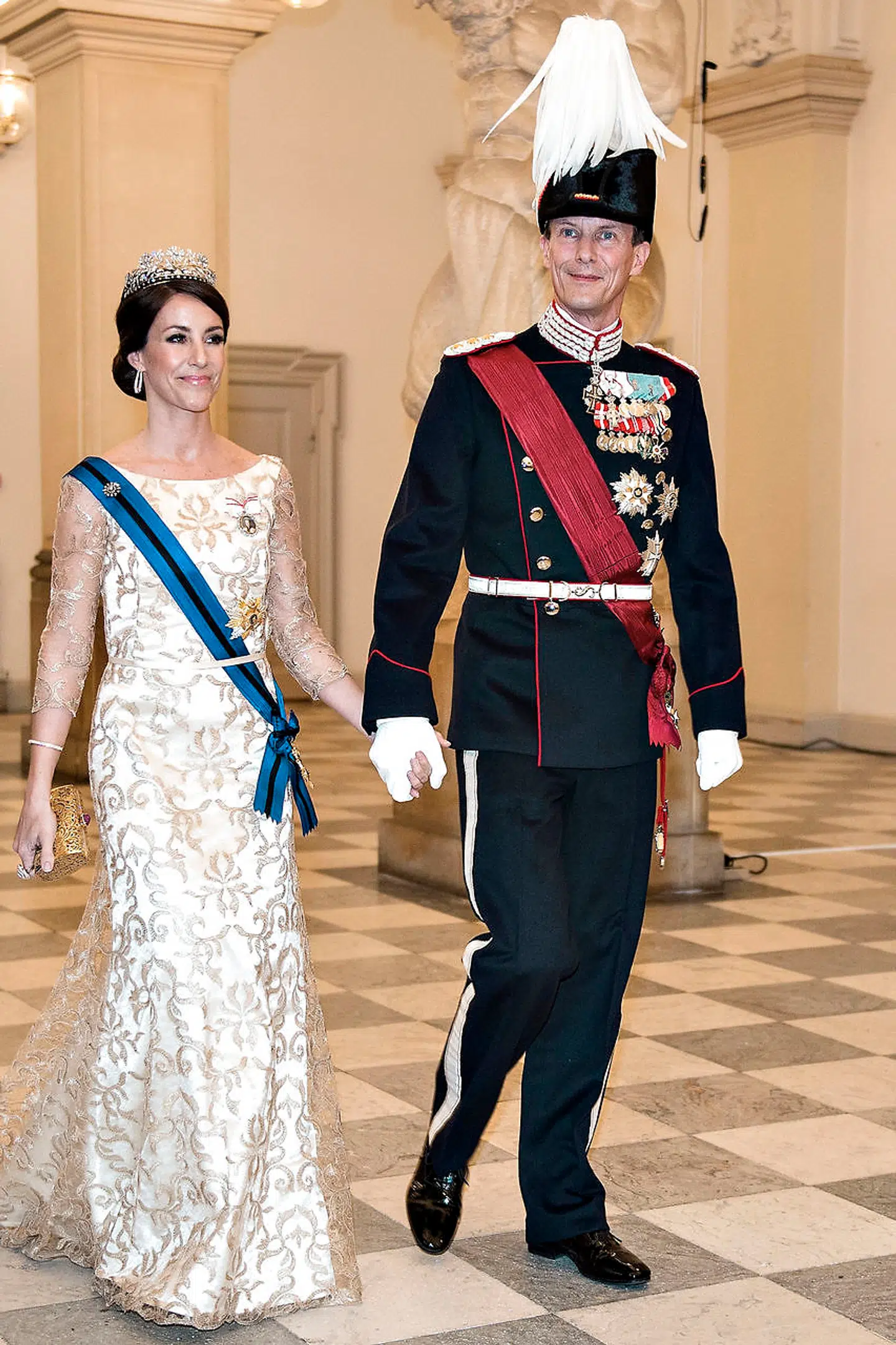 Statsbesøg af Belgiens Kong Philippe og Dronning Mathilde. Statsbanket på Christiansborg tirsdag aften d. 28. marts 2017 (Foto: Henning Bagger/Scanpix 2017)