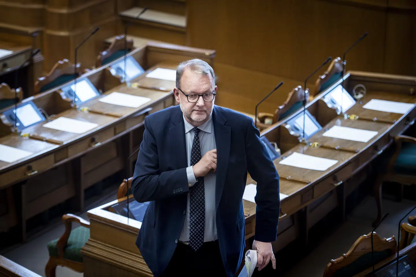 - Når jeg ser på den overordnede retning på forslaget, flugter det fint med regeringens klimapolitik, konkluderer energi-, forsynings- og klimaminister Lars Christian Lilleholt (V) om borgerforslag. Det er forslagsstilleren dog ikke enig i. Liselotte Sabroe/Ritzau Scanpix