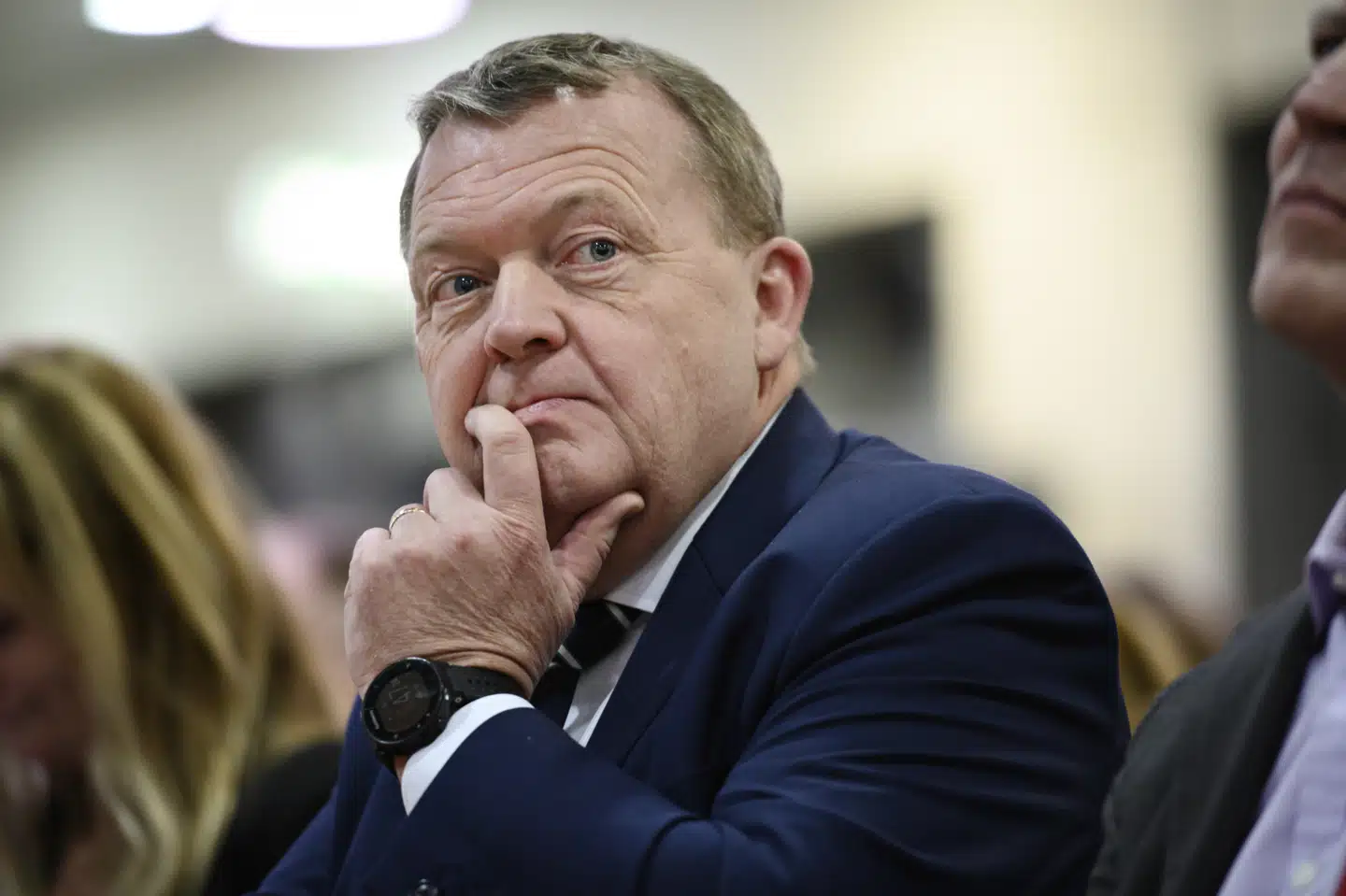 Statsminister Lars Løkke Rasmussen (V) er lydhør over for Socialdemokratiets ønske om en differentieret pensionsalder. Det siger han, efter at DF har tilsluttet sig S-udspillet. (Arkivfoto) Philip Davali/Ritzau Scanpix
