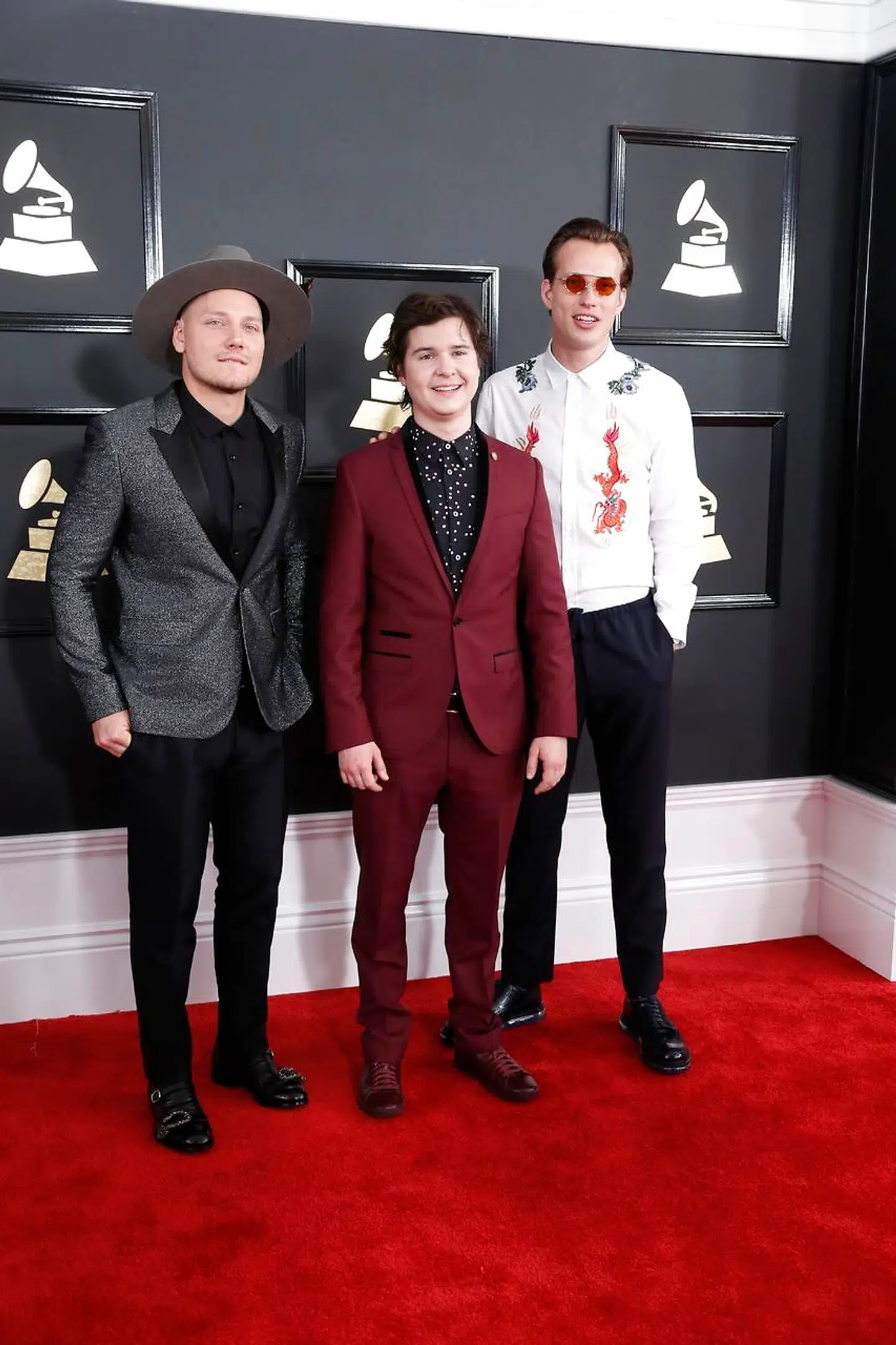 Lukas Graham til Grammy uddelingen i 2017.