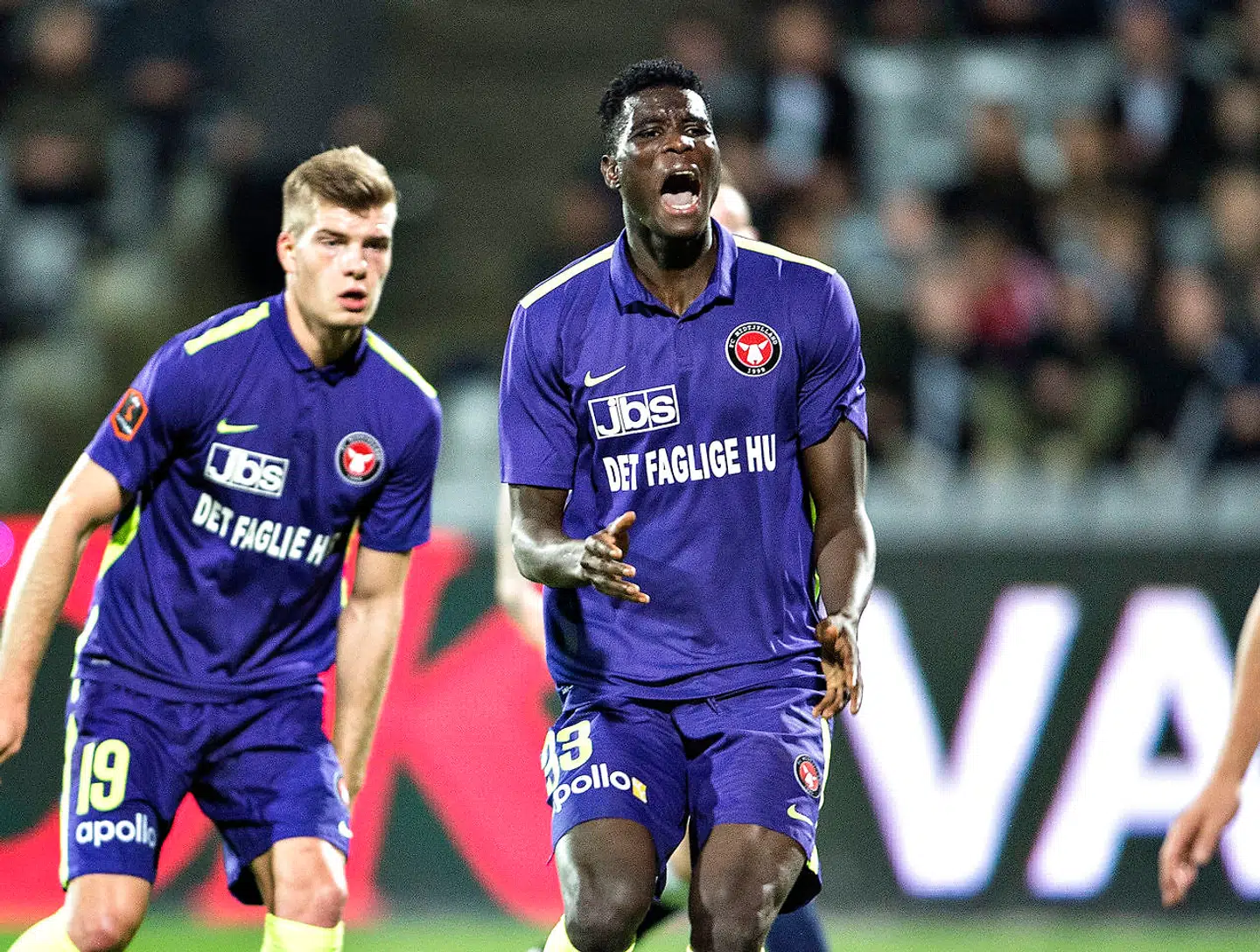 Paul Onuachu kan blive FCM's næste store kassesalg. (foto: Henning Bagger / Scanpix 2017)