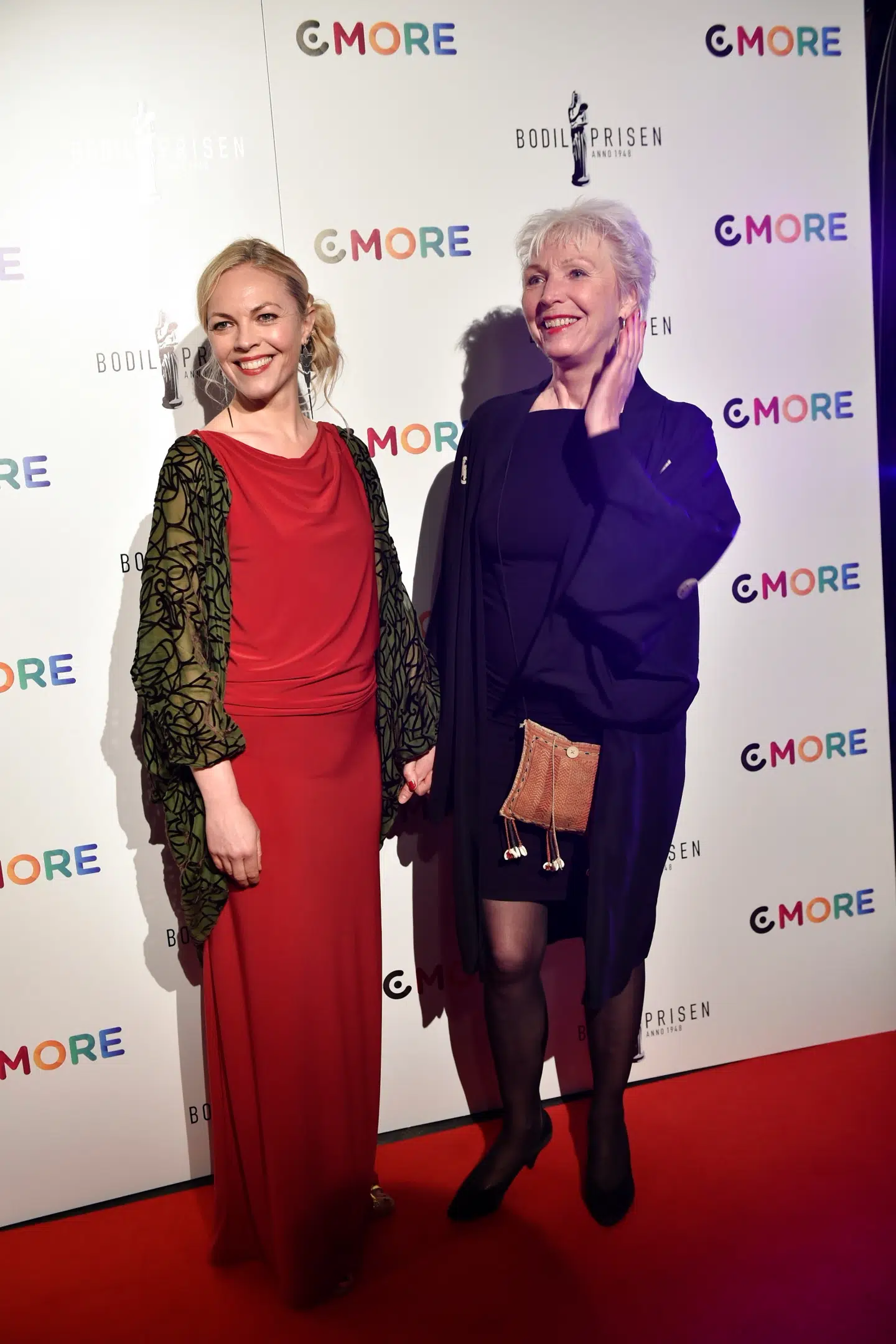 Trine Pallesen med sin mor Kirsten Peüliche i 2016.