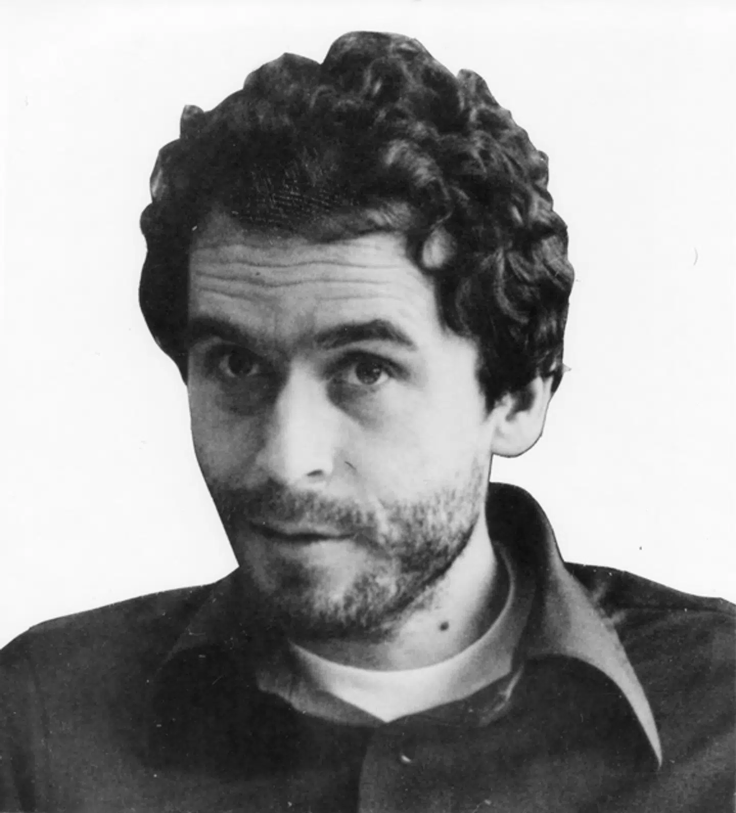 ARKIVFOTO. Her er Ted Bundy fotograferet, efter han blev fanget efter sin første flugt i 1977.