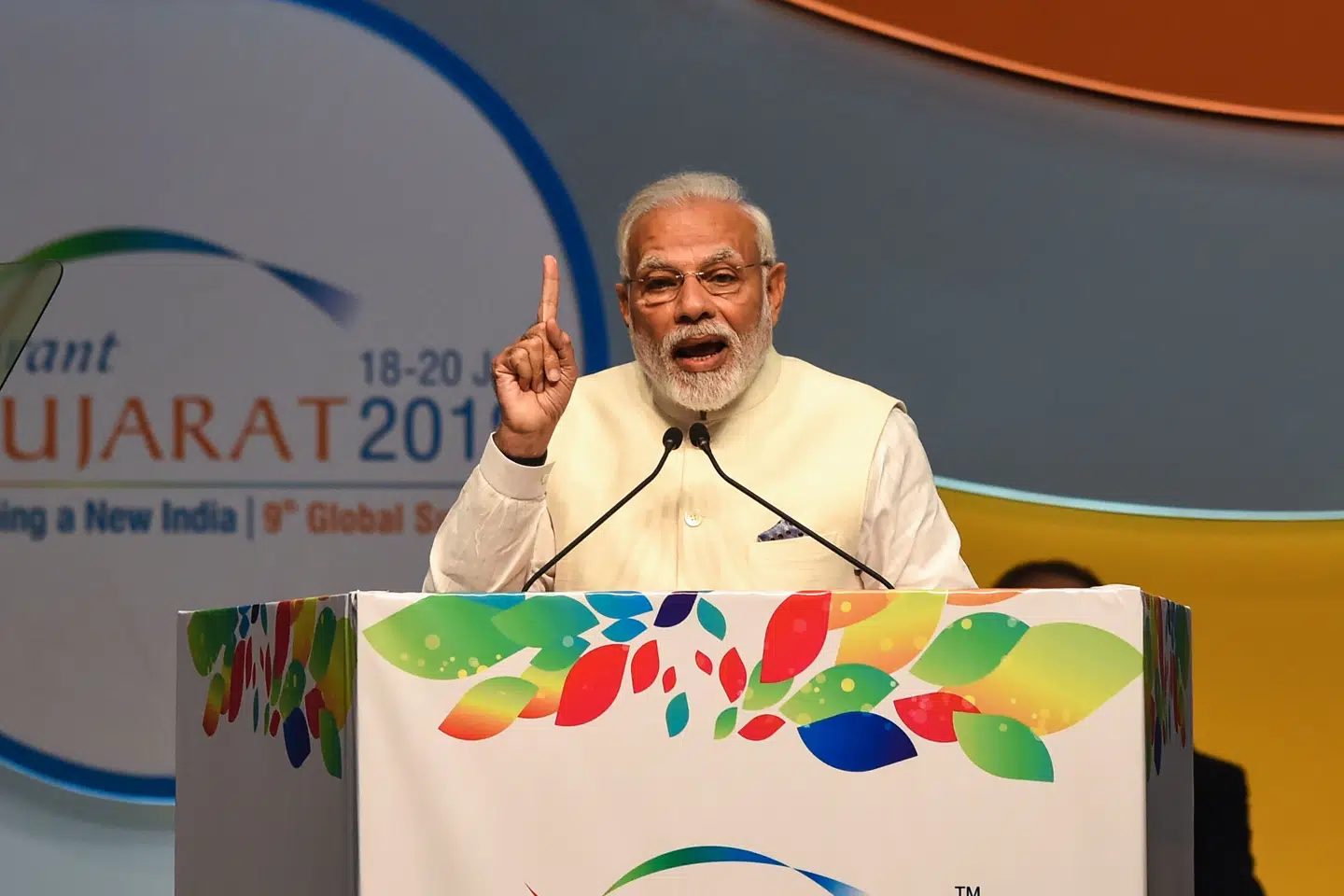 Indiens premierminister, Narendra Modi, har den hidtil laveste opbakning forud for et snarligt valg. Det viser en meningsmåling i India Today få måneder før et valg i verdens største demokrati. (Arkivfoto). Sam Panthaky/Ritzau Scanpix