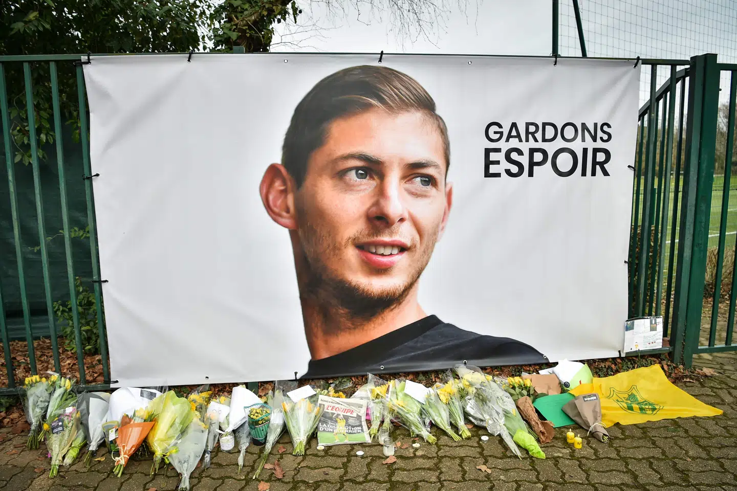 Politiet fra øen Guernsey stod for eftersøgningen af det forsvundne fly med Emiliano Sala om bord. Torsdag aften valgte politiet at indstille bjærgningsaktionen. Loic Venance/Ritzau Scanpix