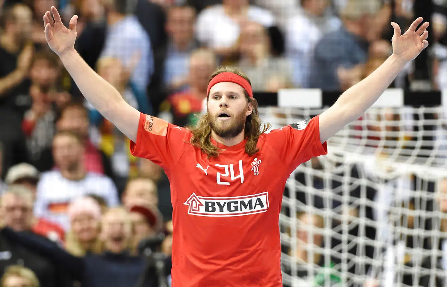 Mikkel Hansen blev kåret til banens bedste spiller.