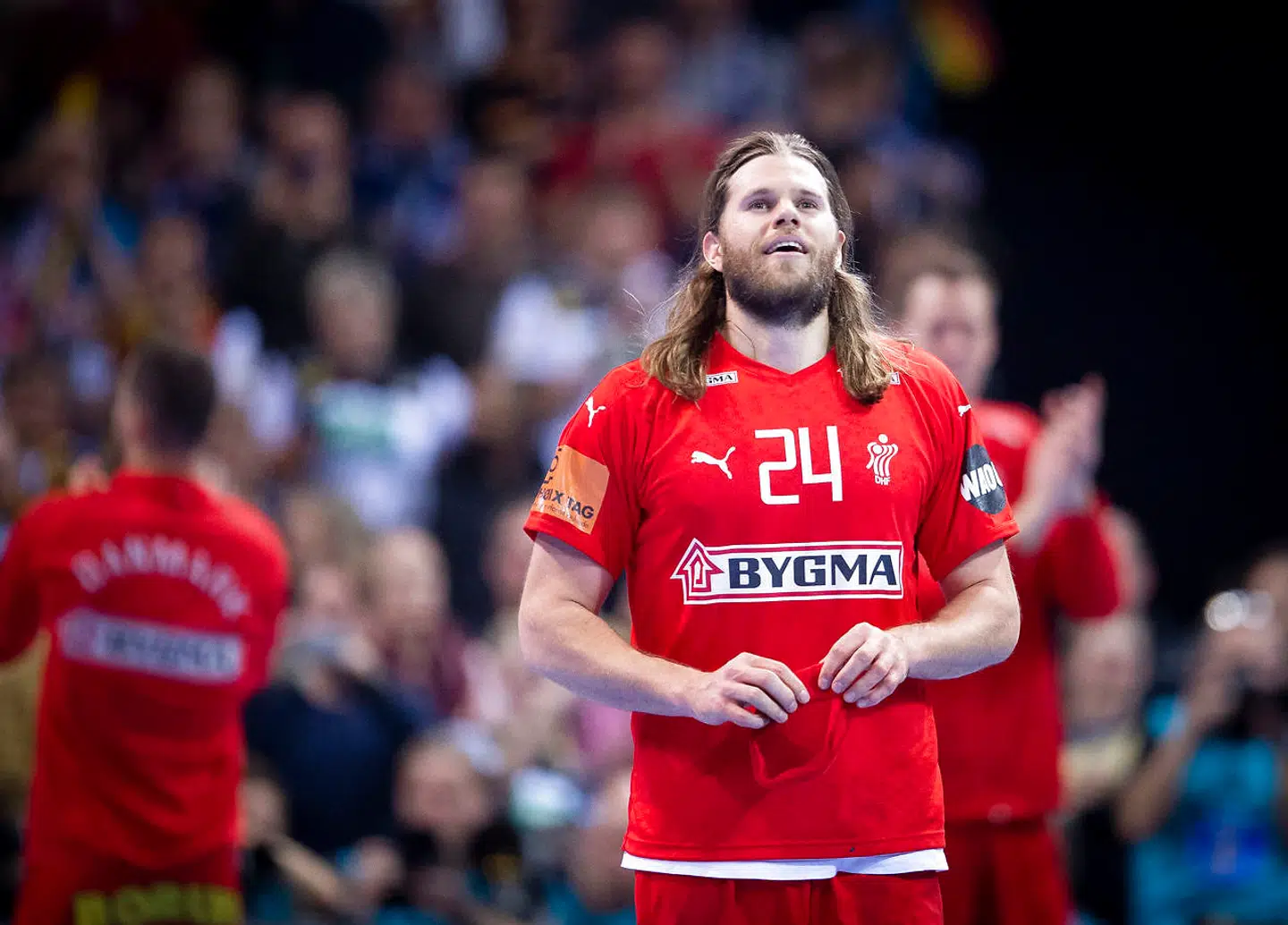 Mikkel Hansen after the men's IHF Handball World Championship semifinal between Denmark-France in Hamburg , Germany, on Friday, Jan. 25, 2019.. (Foto: Liselotte Sabroe/Ritzau Scanpix)