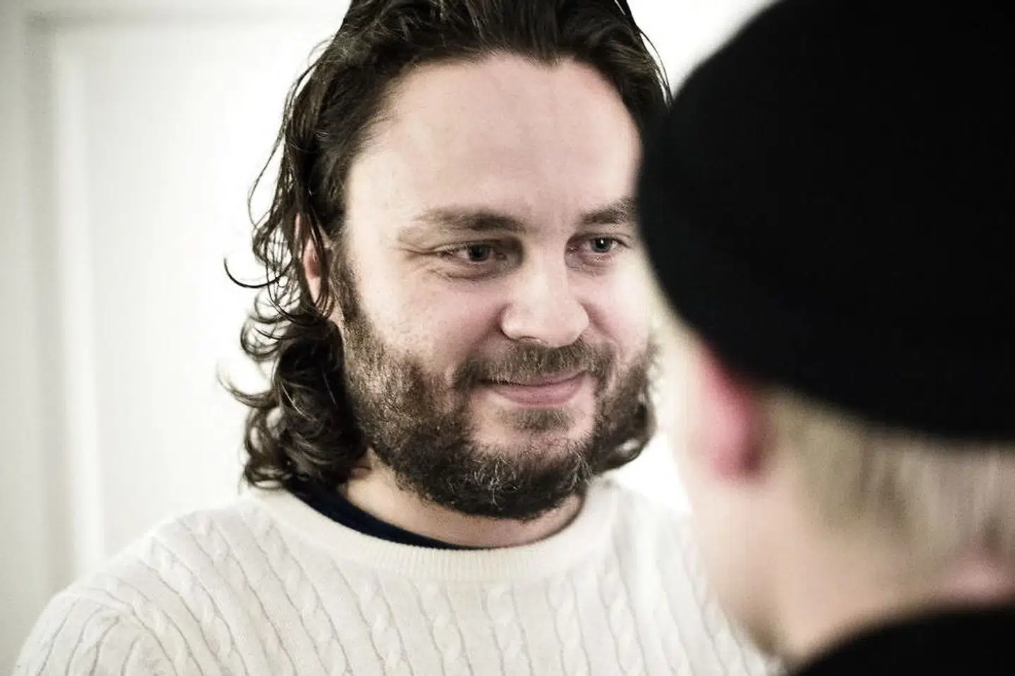Per Brændgaard fotograferet under en krammesession i oktober 2015.