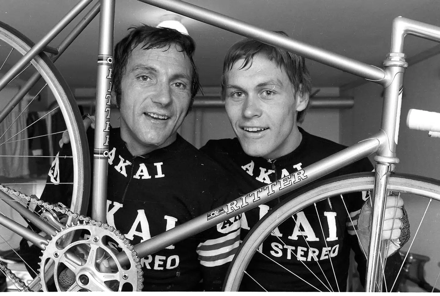 Gert Frank her i selskab med Ole Ritter.