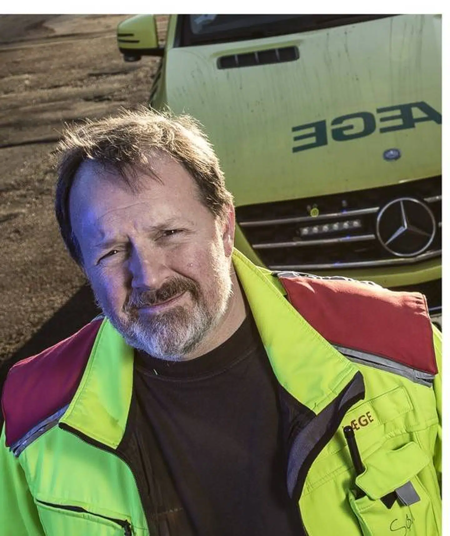 Søren Mikkelsen er indsatsleder hos Ambulance Syd og var en af de første, der gik igennem det forulykkede tog onsdag morgen.