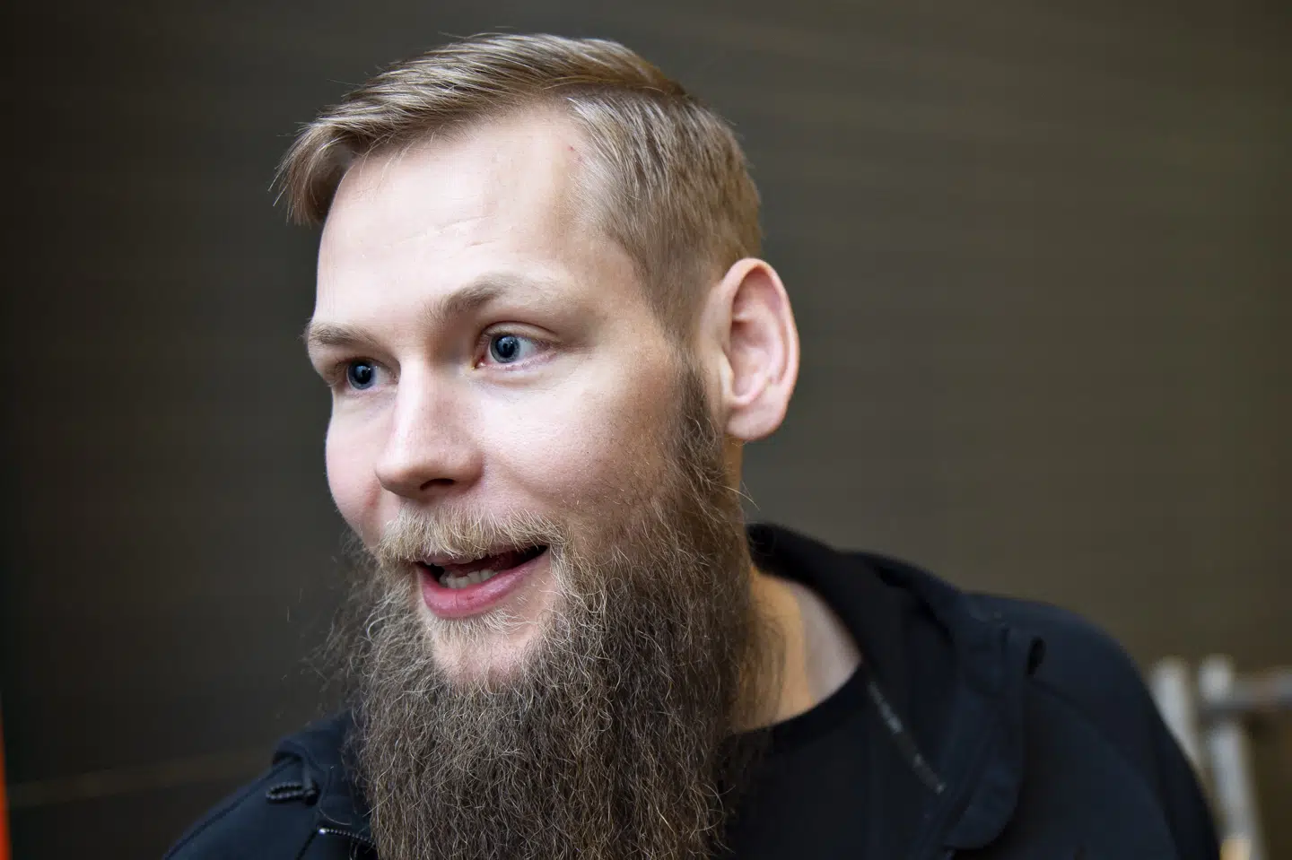 Nikolaj Øris sad på bænken i hele VM-kampen mod Ungarn lørdag aften på grund af en mindre skade i baglåret. Henning Bagger/Ritzau Scanpix