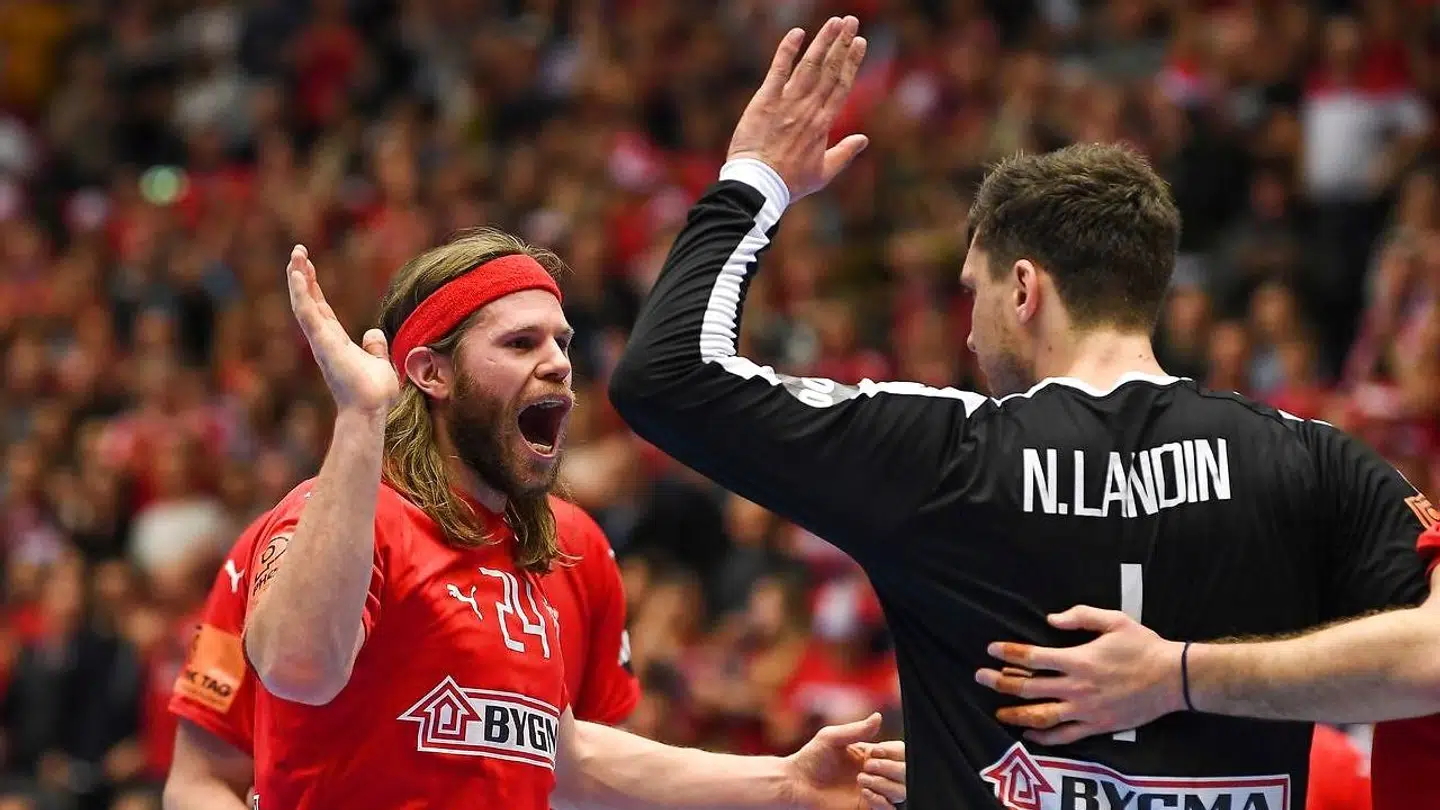 Mikkel Hansen og Niklas Landin.