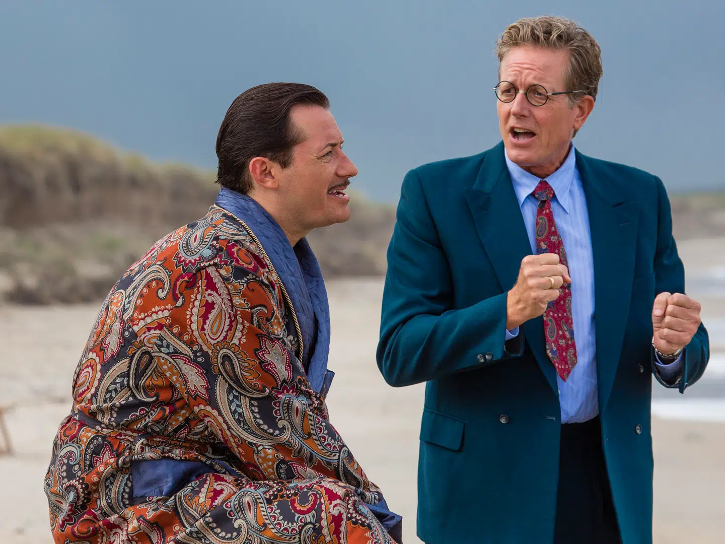 Jens Jacob Tychsen og Peter Mygind i den kommende sæson af 'Badehotellet'.