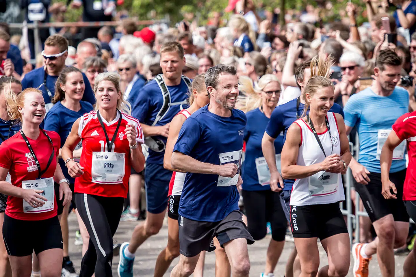 Kronprins Frederik løber "Royal Run" i Odense, mandag den 21. maj 2018.