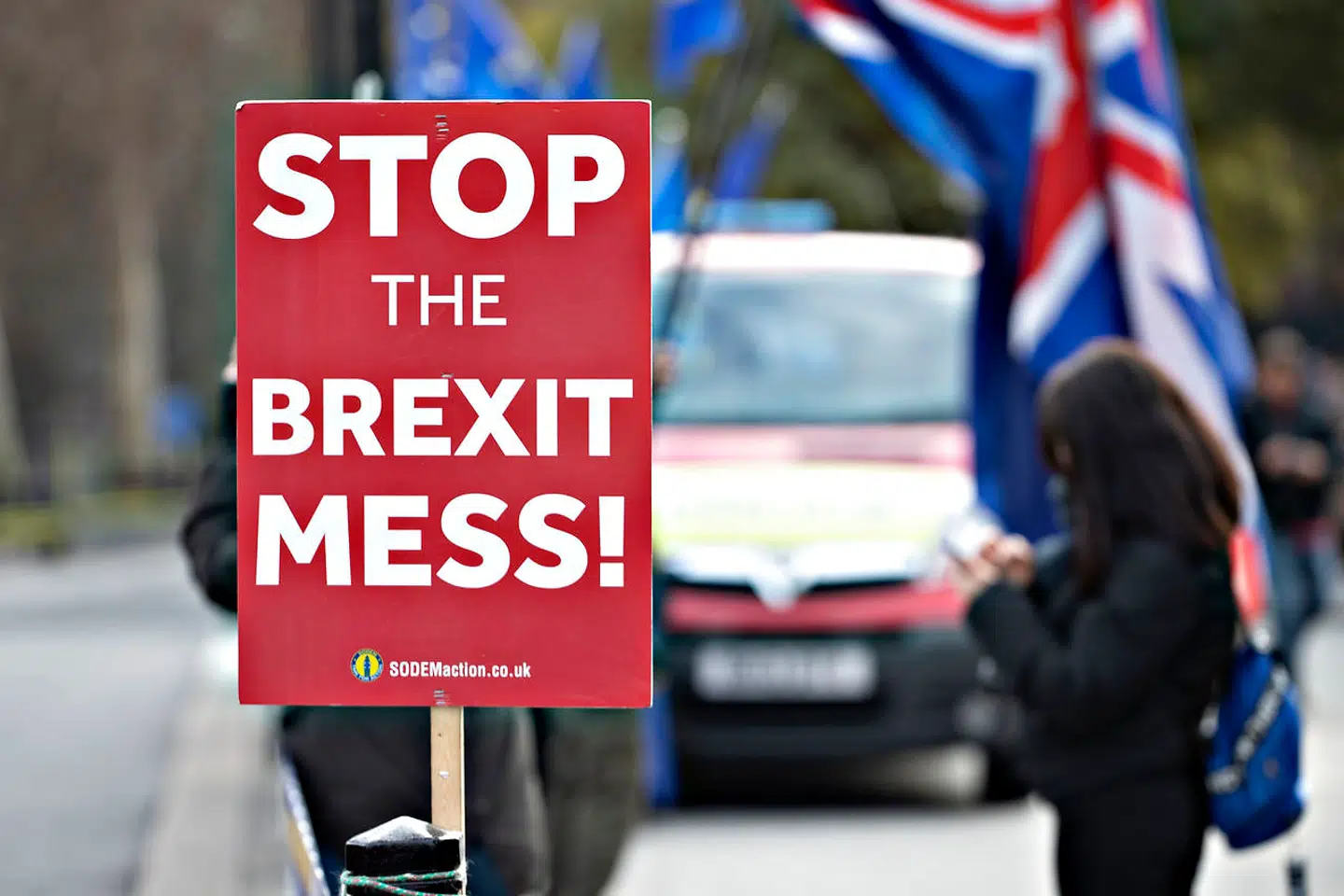 Brexit ja eller nej. London mandag den 14. januar 2019.