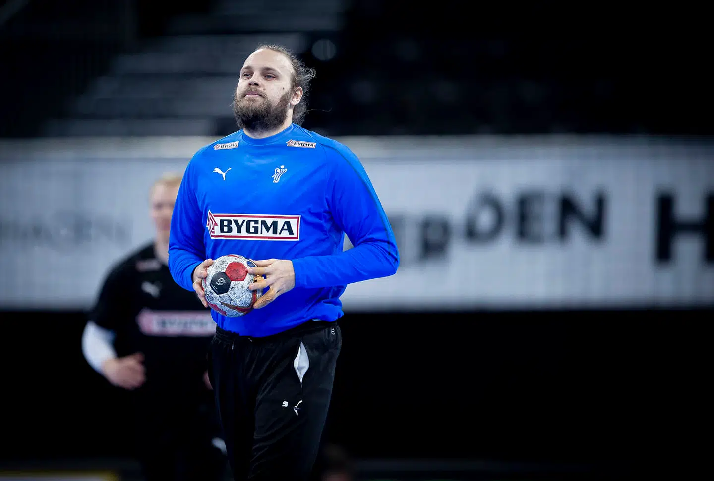 Henrik Møllgaard under træningen i Royal Arena onsdag den 9. januar 2019.