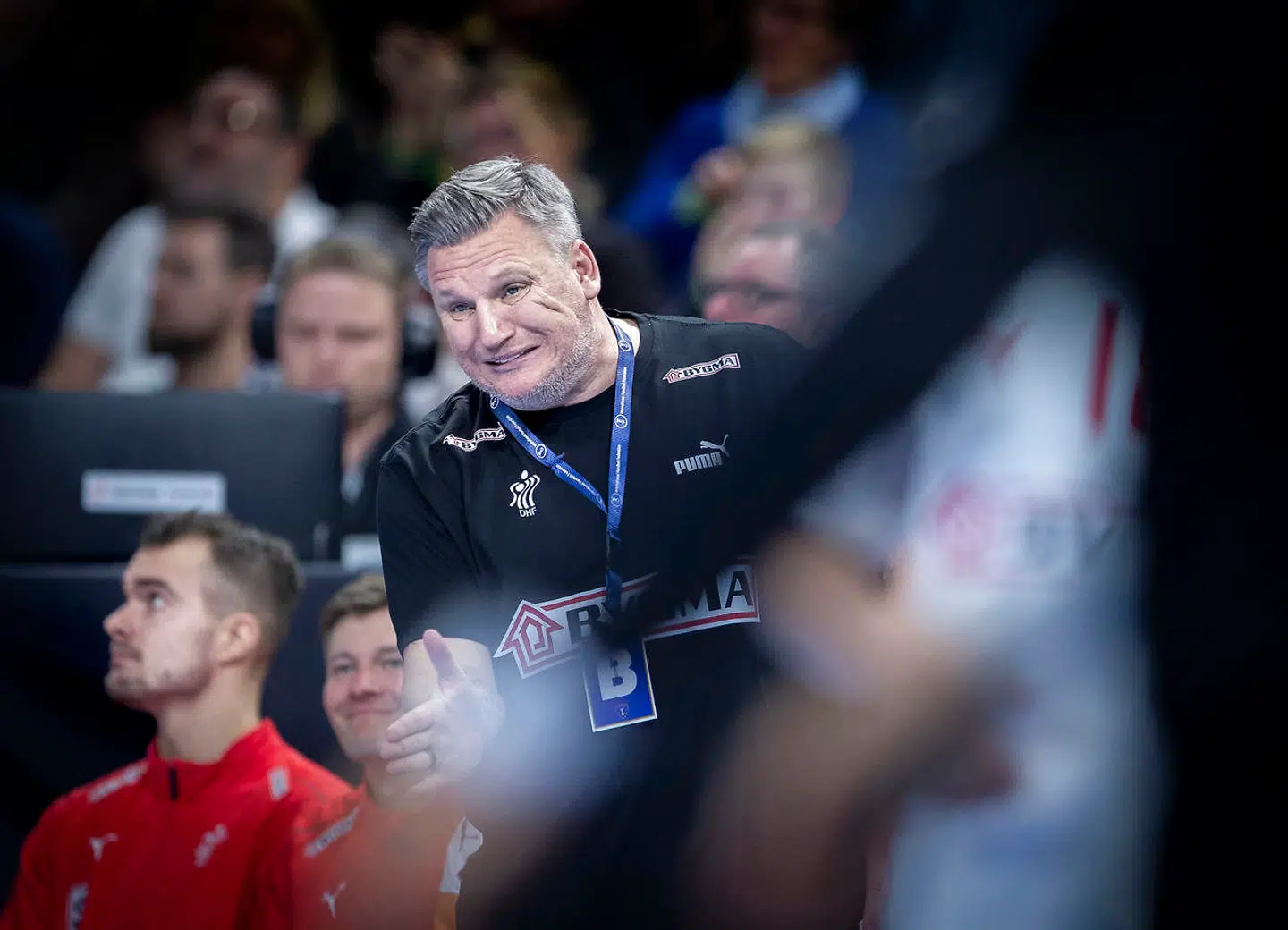 Nikolaj Jacbosen undervejs i kampen mod Chile.