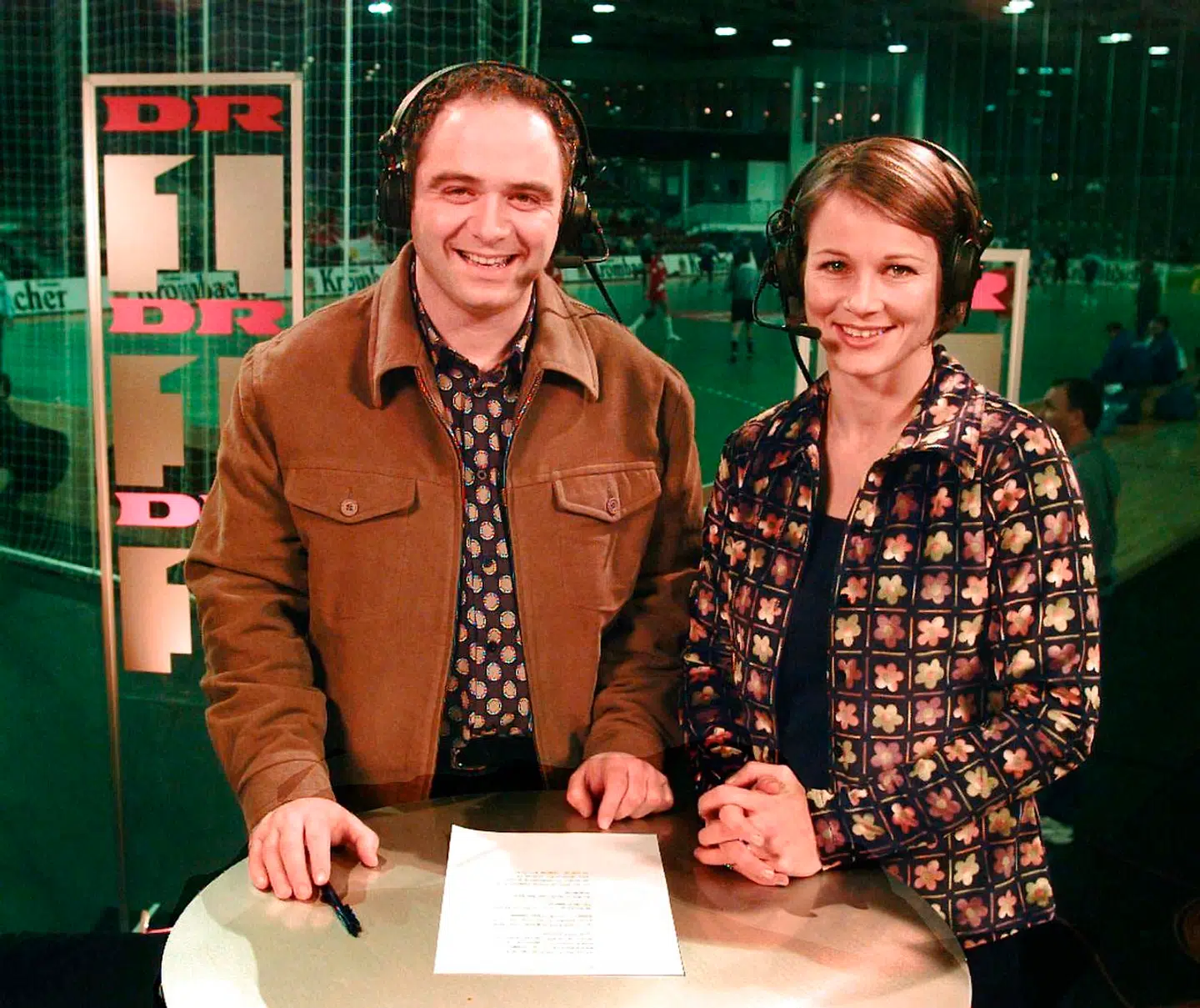 Kent Nikolajsen og Marianne Florman under en tidligere dækning af VM i håndbold for DR.