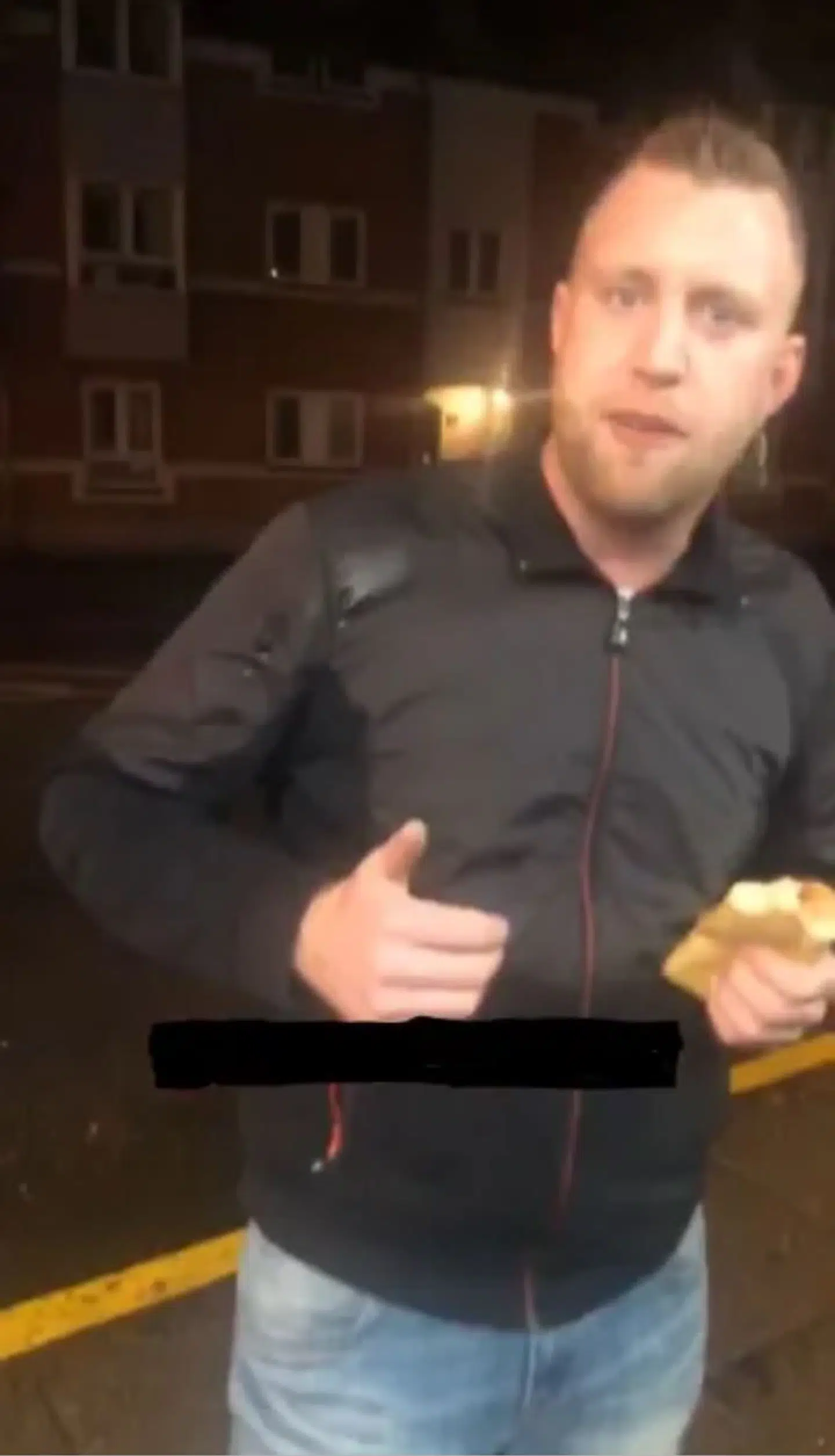 Steffen Dam Jensen foran 7-Eleven den nat, han forsvandt