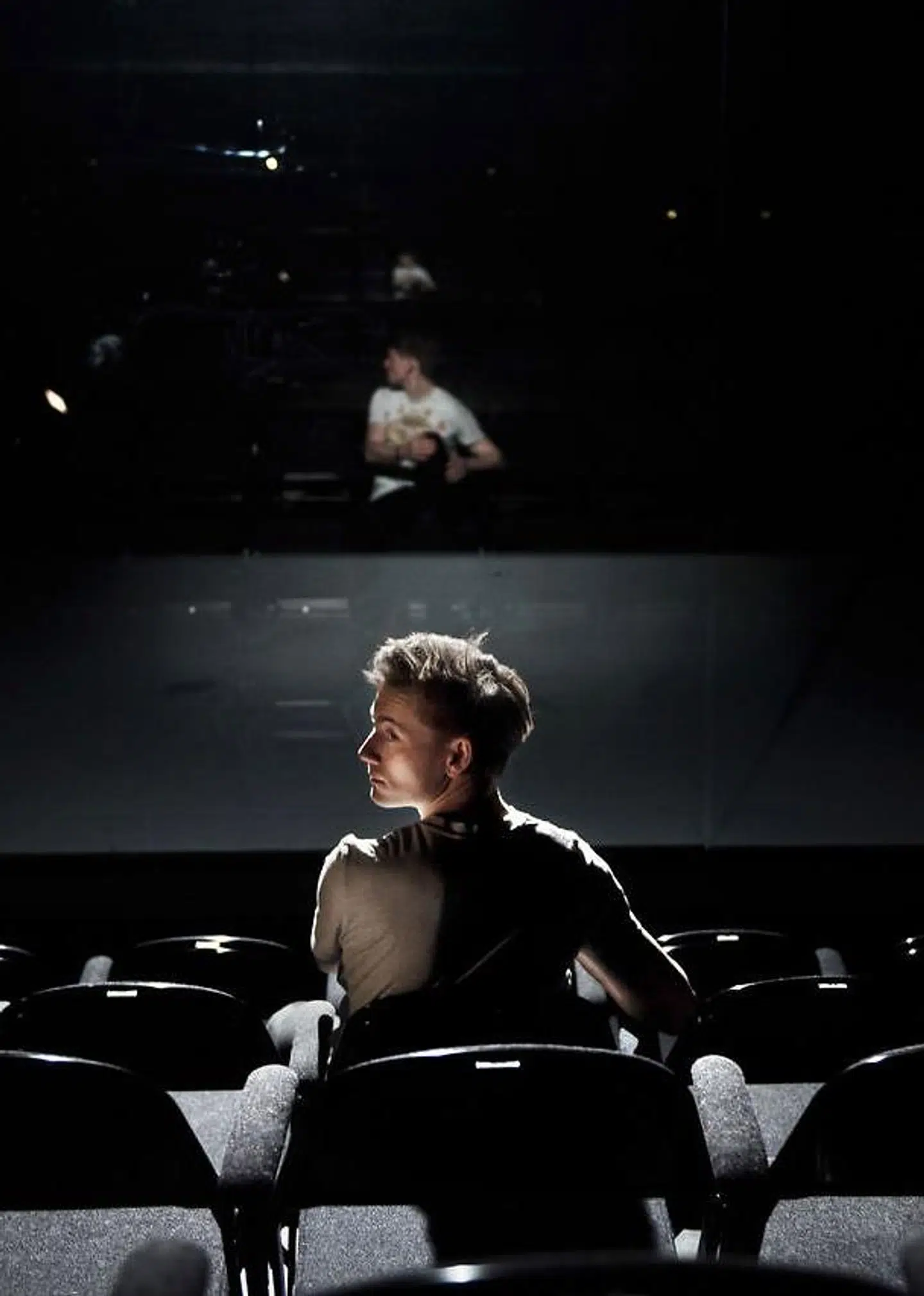 Esben Smed spillede kong Leontes i Shakespeares 'Et vintereventyr', som Katrine Wiedemann instruerede i teatret Republique.