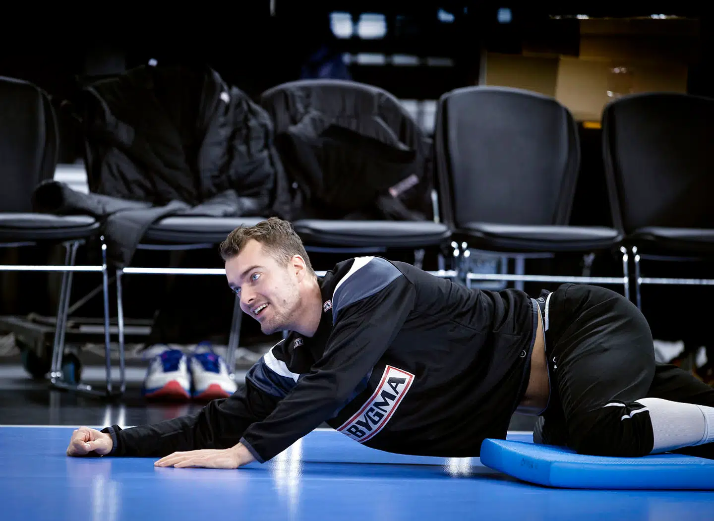 Casper U. Mortensen under træningen i Royal Arena onsdag den 9. januar 2019.