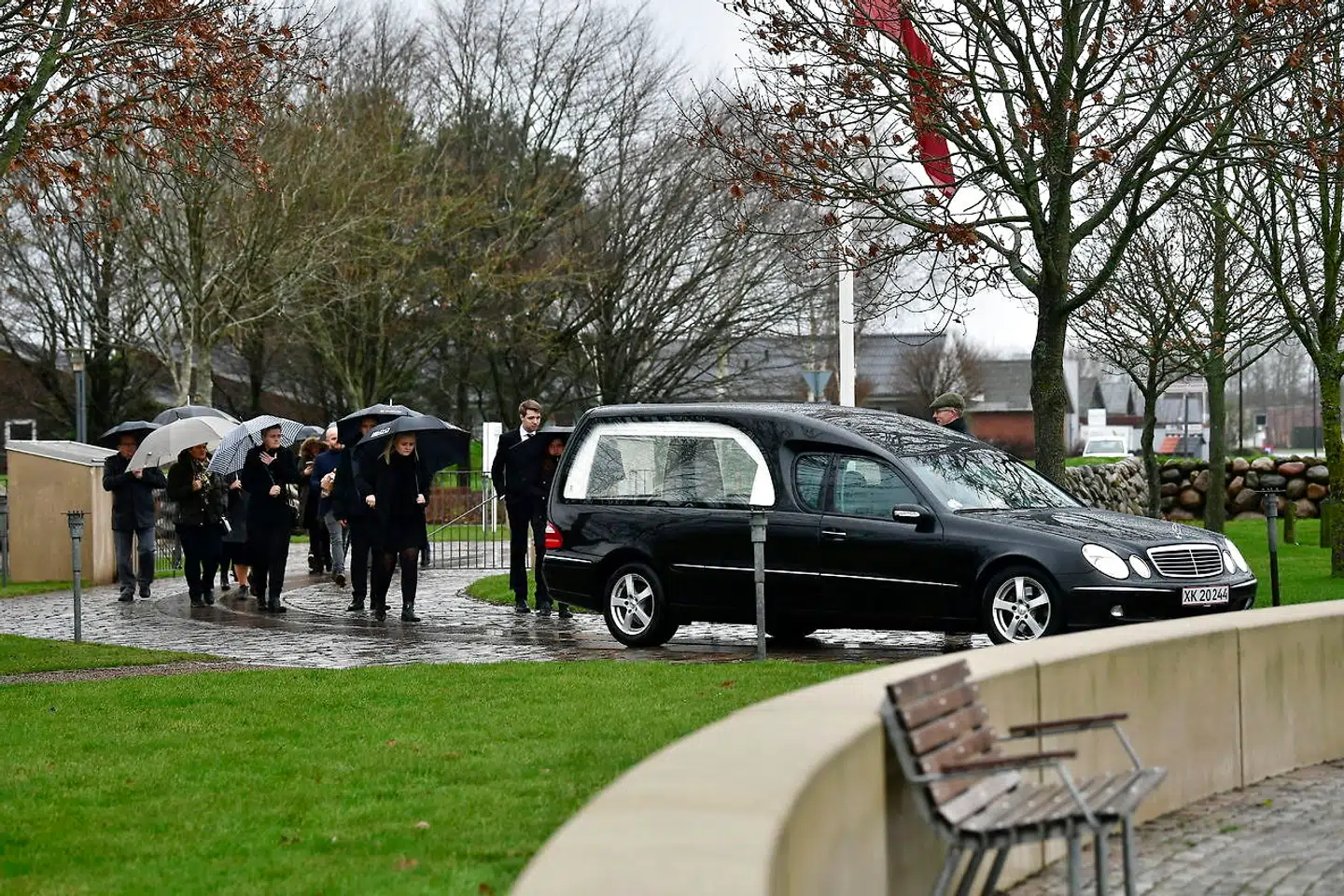 Louisa Vesterager Jespersen bisættes fra Fonnesbæk Kirke i Ikast, lørdag den 12. januar 2019. Louisa Vesterager Jespersen blev fundet dræbt sammen med sin norske veninde 28-årige Maren Ueland.De to var på ferie i Marokko, da de på brutal vis blev slået ihjel i et populært turistområde i nærheden af landsbyen Imlil i Atlasbjergene. (Foto: Bo Amstrup/Scanpix 2019)