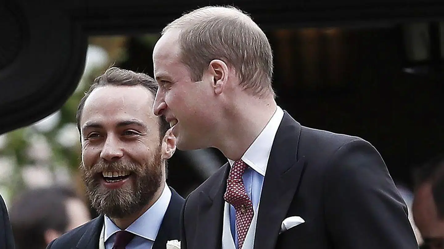 James Middleton og Prins William. 20. maj 2017.