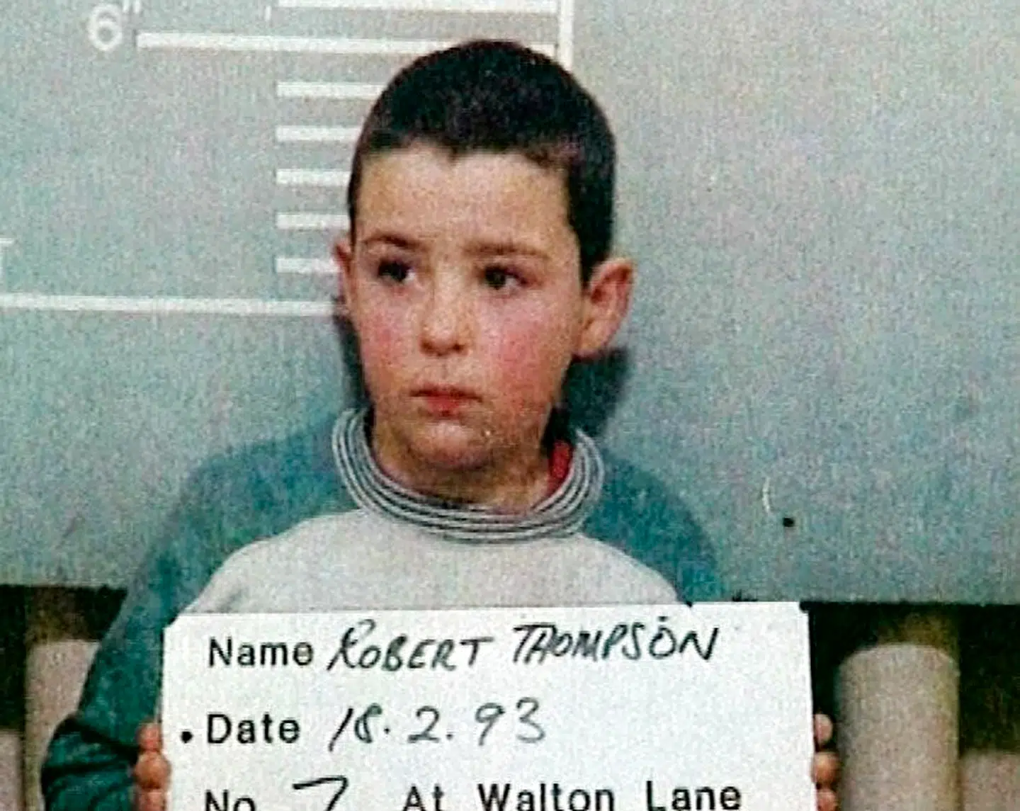 Den ene af de to ti-årige gerningsmænd, Robert Thompson.