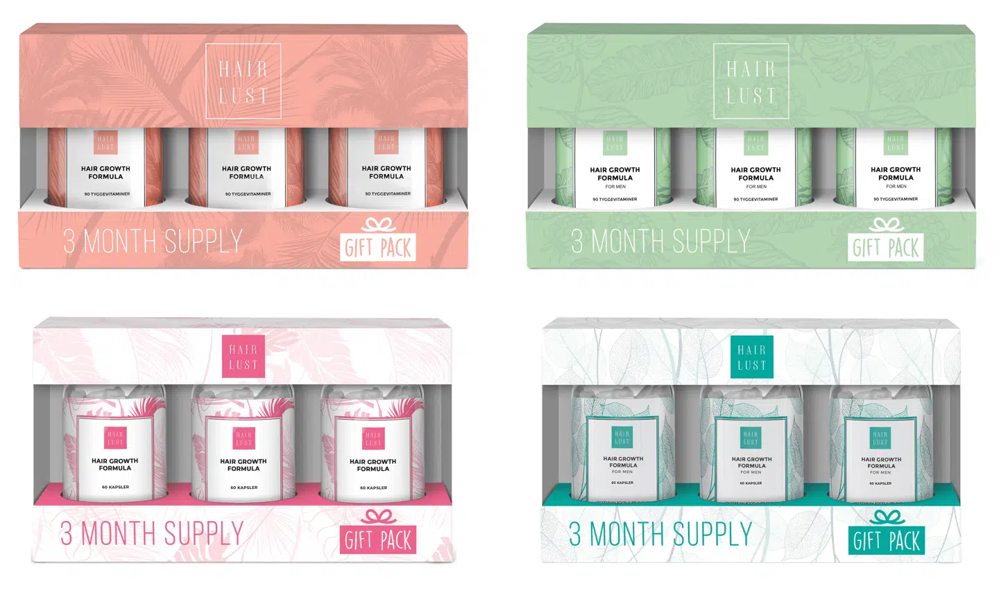 Hairlust sælger kosttilskud til håret for både mænd og kvinder. Pr-foto