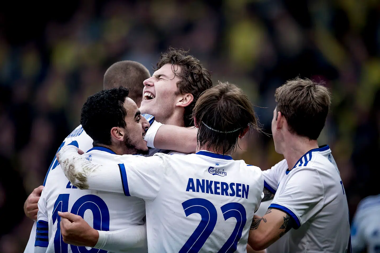 FCK's Jonas Wind scorer til 0-1 i superligakampen mellem Brøndby og FCK på Brøndby Stadion søndag den 4. november 2018.