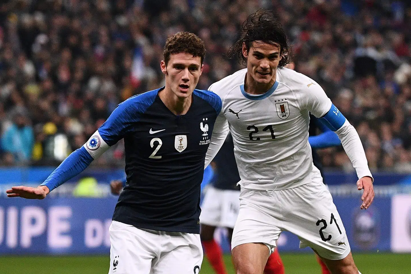 Benjamin Pavard var fast mand på det franske landshold under VM-slutrunden i Rusland sidste år. Franck Fife/Ritzau Scanpix