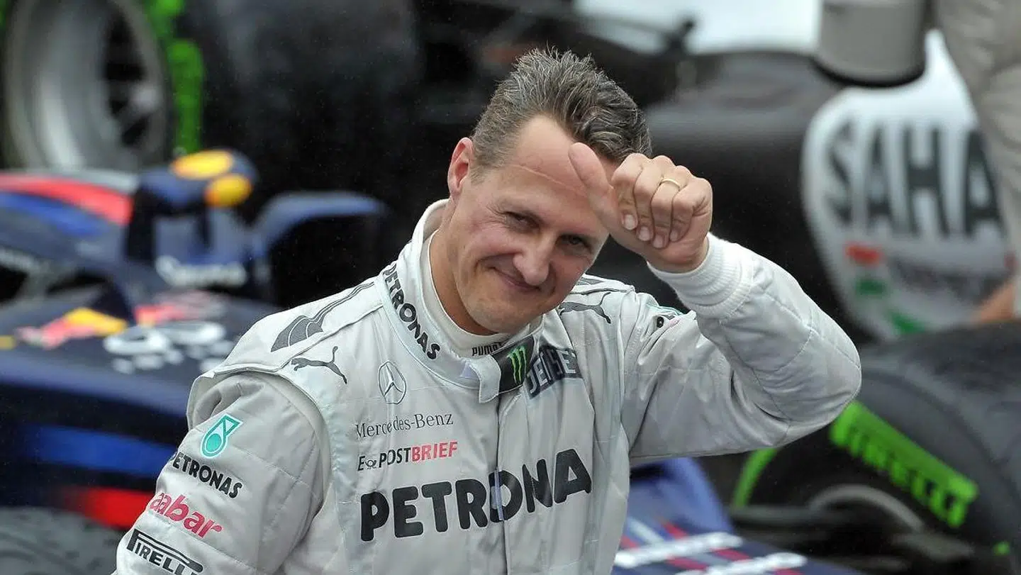 Michael Schumacher under Formel 1 i Brasilien tilbage i november 2012.