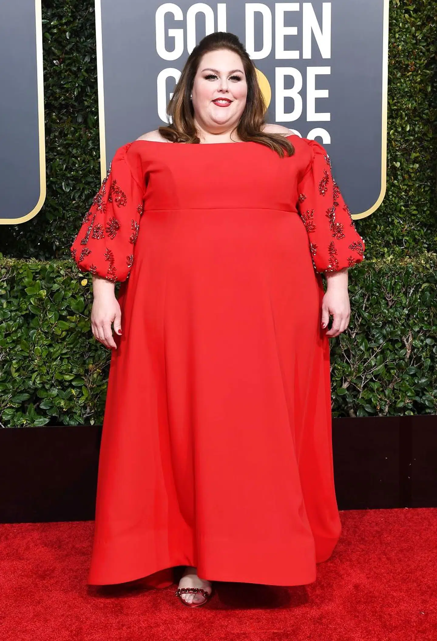 Chrissy Metz på den røde løber til ' Golden Globe Awards' 2019.