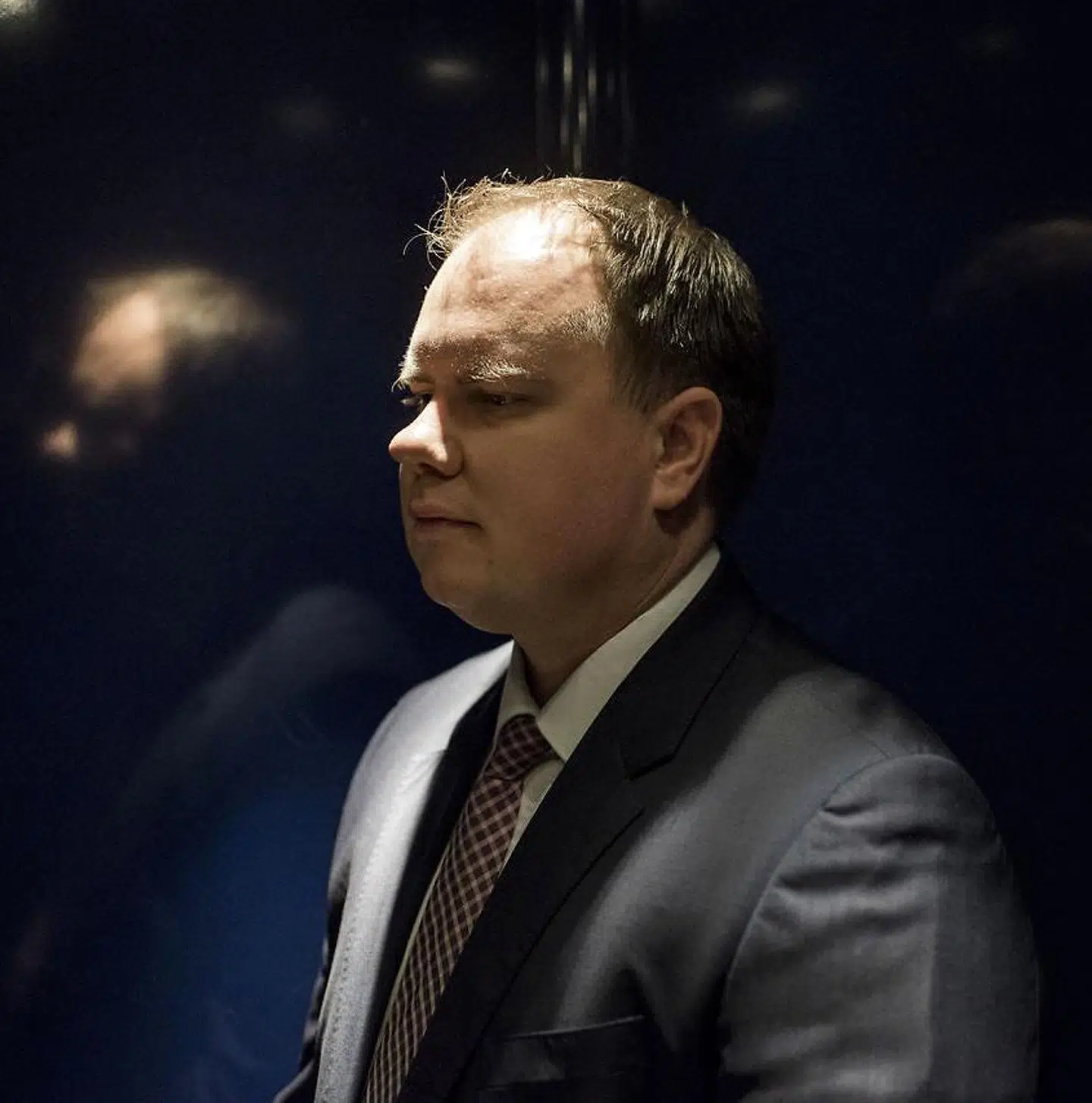 Portræt af Martin Henriksen, folketingsmedlem for Dansk Folkeparti.