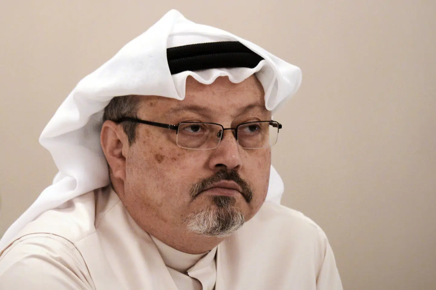 Den saudiarabiske journalist Jamal Khashoggi, som tidligere havde haft vigtige poster i sit land, men som blev stadigt mere kritisk, blev dræbt i det saudiarabiske konsulat i Istanbul den 2. oktober. Mohammed Al-Shaikh/Ritzau Scanpix