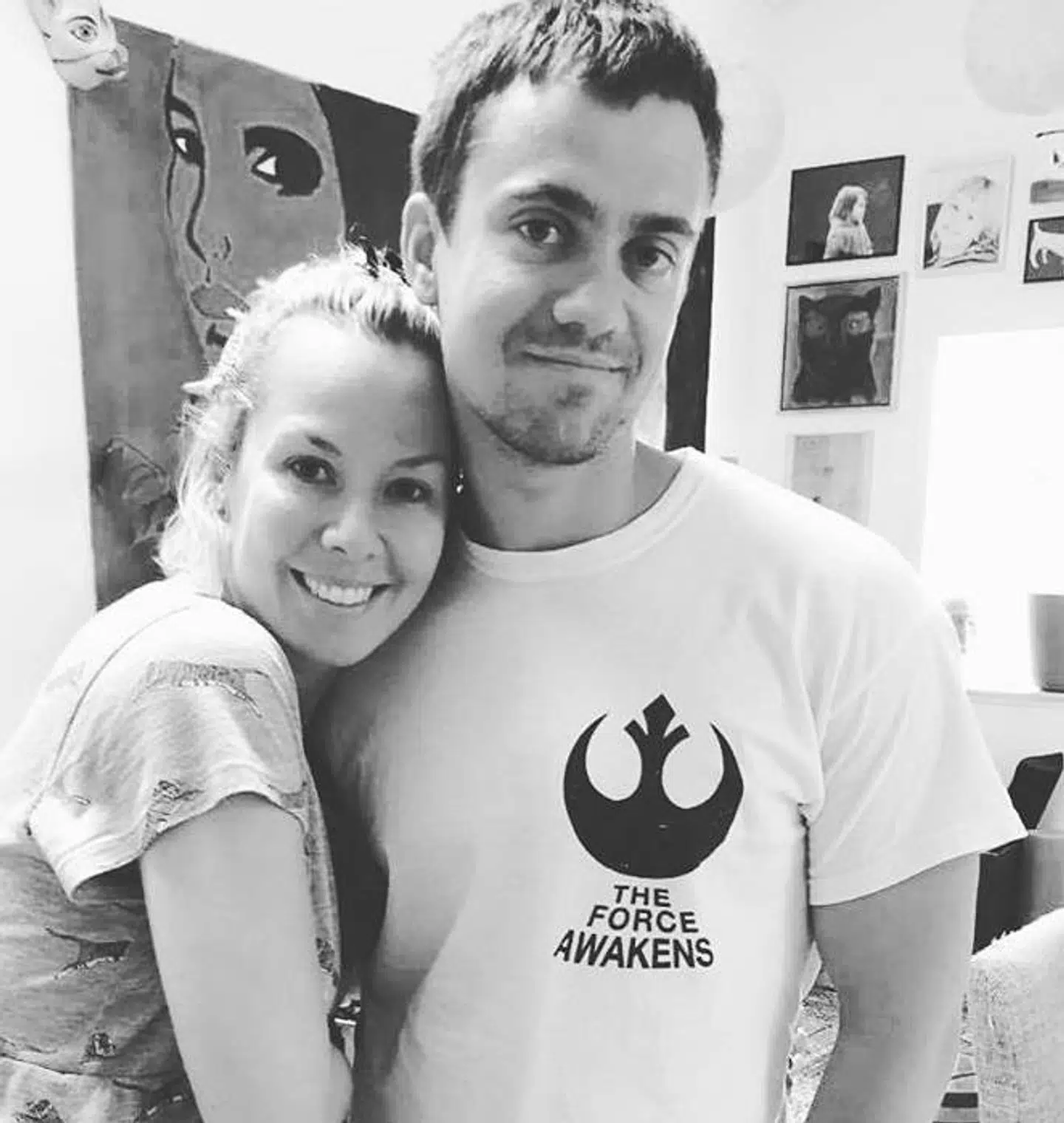 Kasper Brix Bærndt sammen med søsteren Karoline Dahrling Hughes.