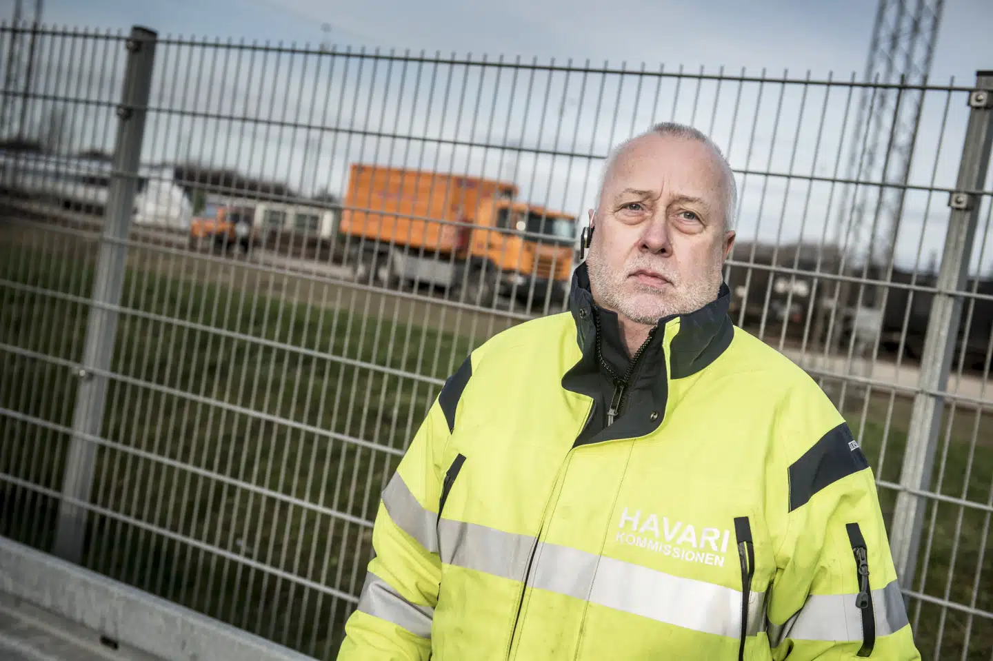 Bo Haaning fra Havarikommissionen er her fotograferet nær det ødelagte tog fra togulykken på Storebæltsbroen i Nyborg, torsdag den 3. januar 2019. Han er leder af Havarikommissionens undersøgelse af dødsulykkken og en erfaren efterforsker. Mads Claus Rasmussen/Ritzau Scanpix