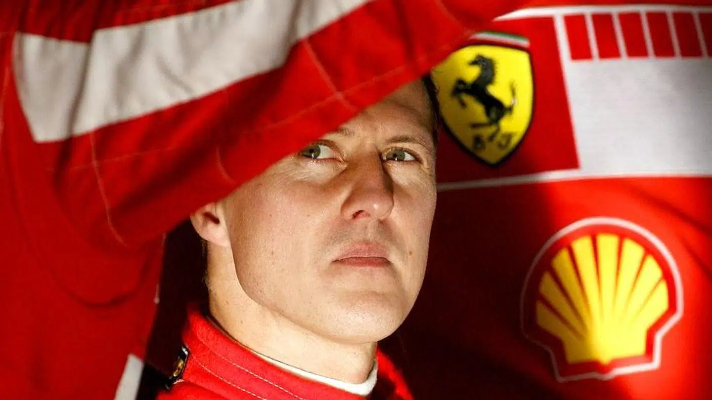 Kun Schumachers næreste ved, hvordan han har det. Her fotograferet i 2006 i Jerez. (Photo by JOSE LUIS ROCA / AFP)