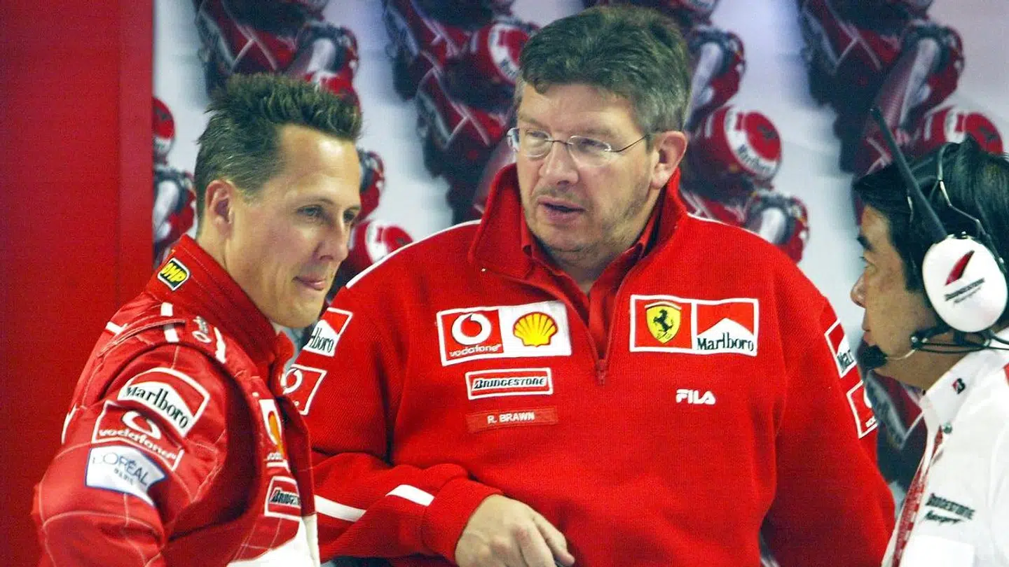 Ross Brawn (th.) har kendt Schumacher-familien i mange år.