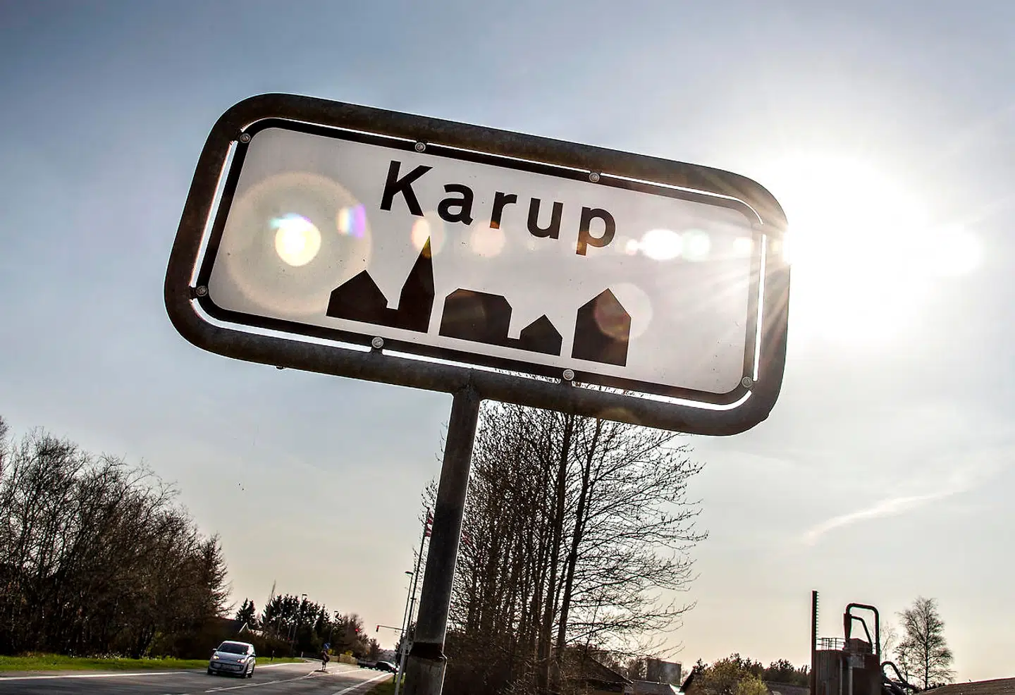 Flere steder inde i landet blev der målt mere end 25 graders varme, som her i Karup, torsdag den 19. april 2018