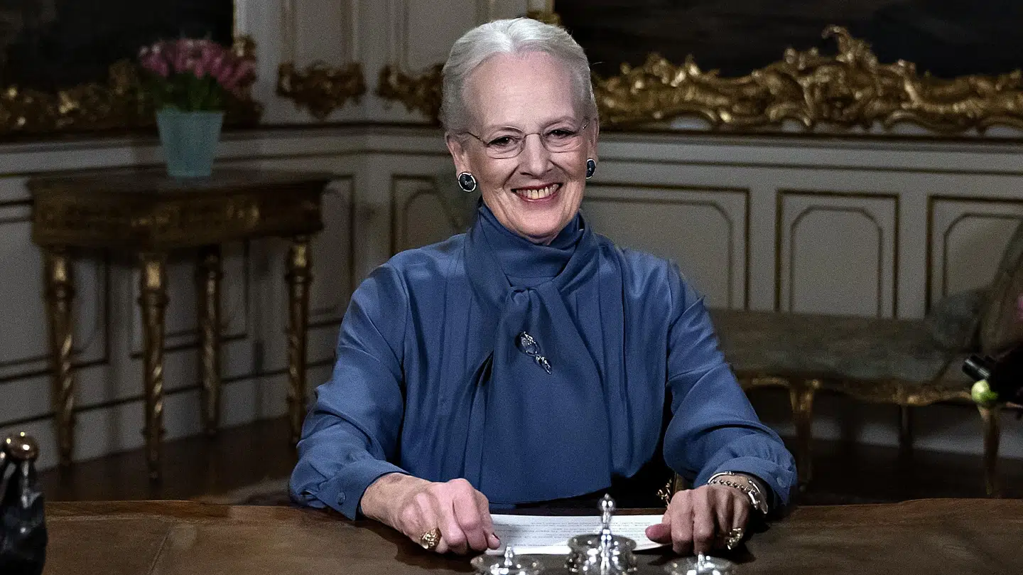 Dronning Margrethe holder nytårstalen på Fredensborg Slot, mandag den 31. december 2018. (Foto: Keld Navntoft /Ritzau Scanpix 2018)