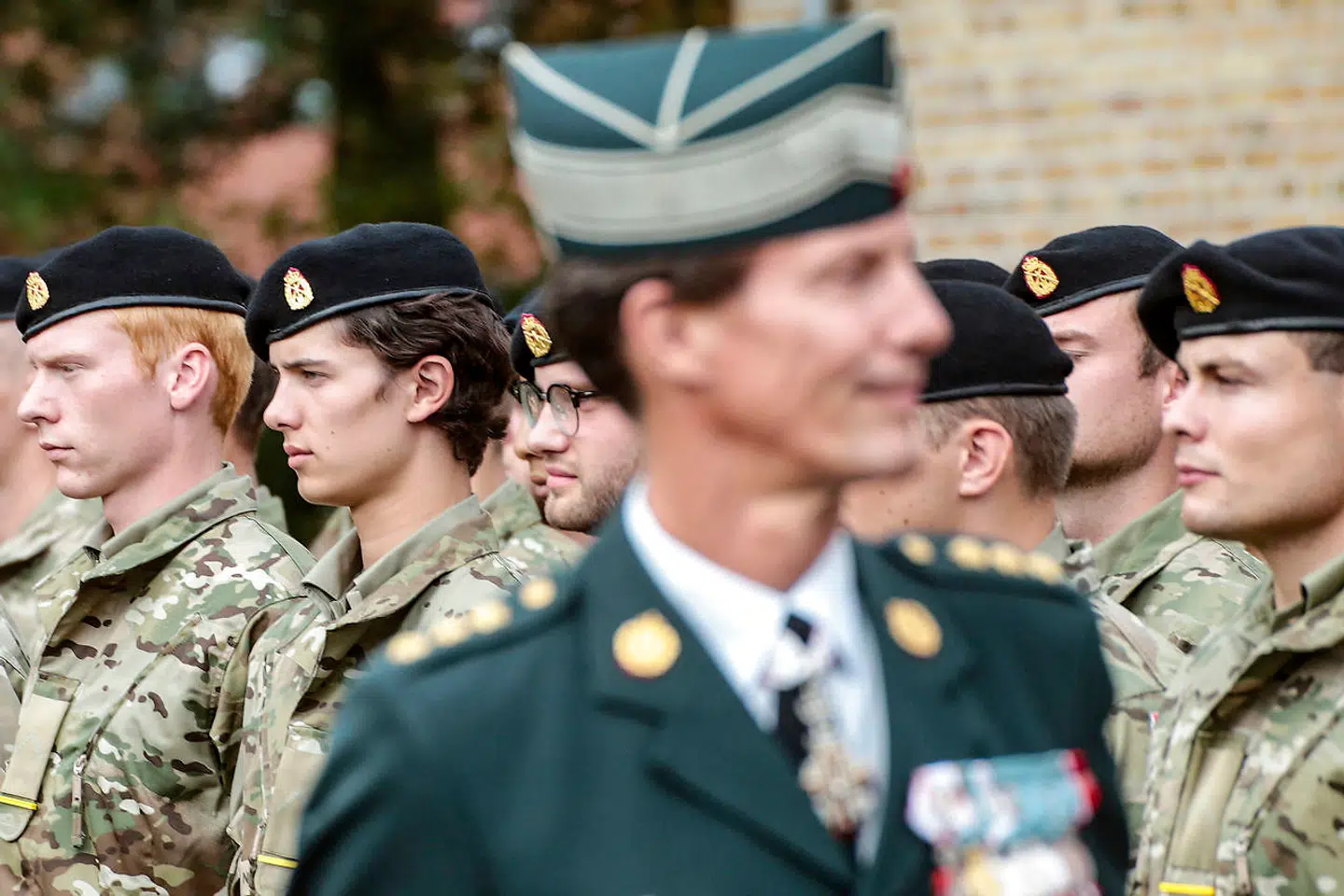 Prins Joachim nåede at besøge prins Nikolai på Hærens Sergentskole.