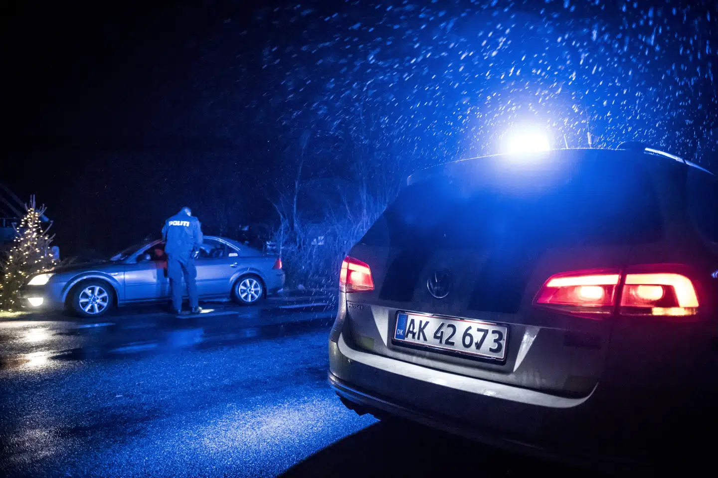 Cirka 800 bilister blev sigtet for sprit- eller narkokørsel i ugerne op til jul. (Arkivfoto) Mads Claus Rasmussen/Ritzau Scanpix