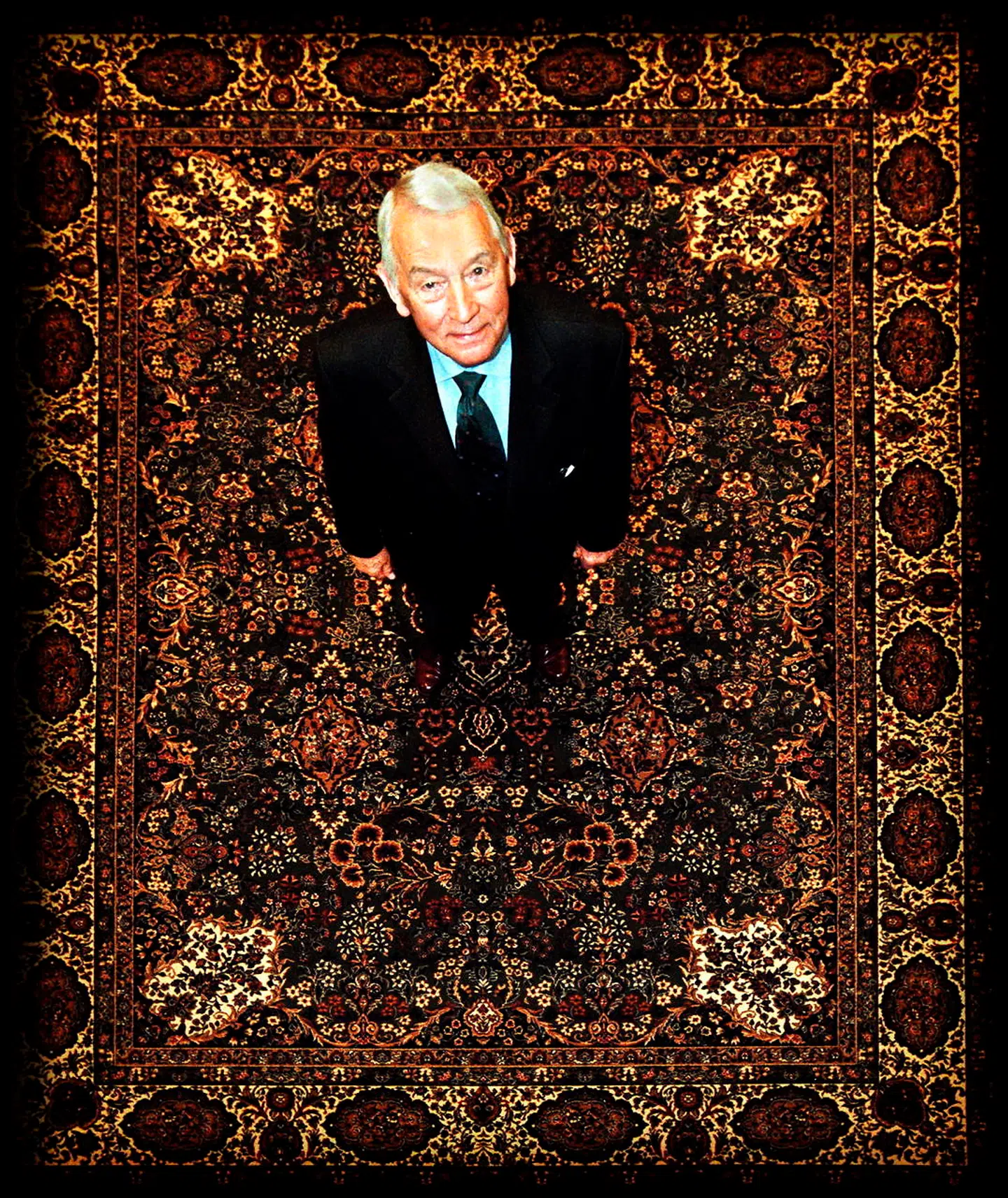 ARKIVFOTO af Jørn E. Jensen, der stiftede tæppekoncernen Tæppeland.