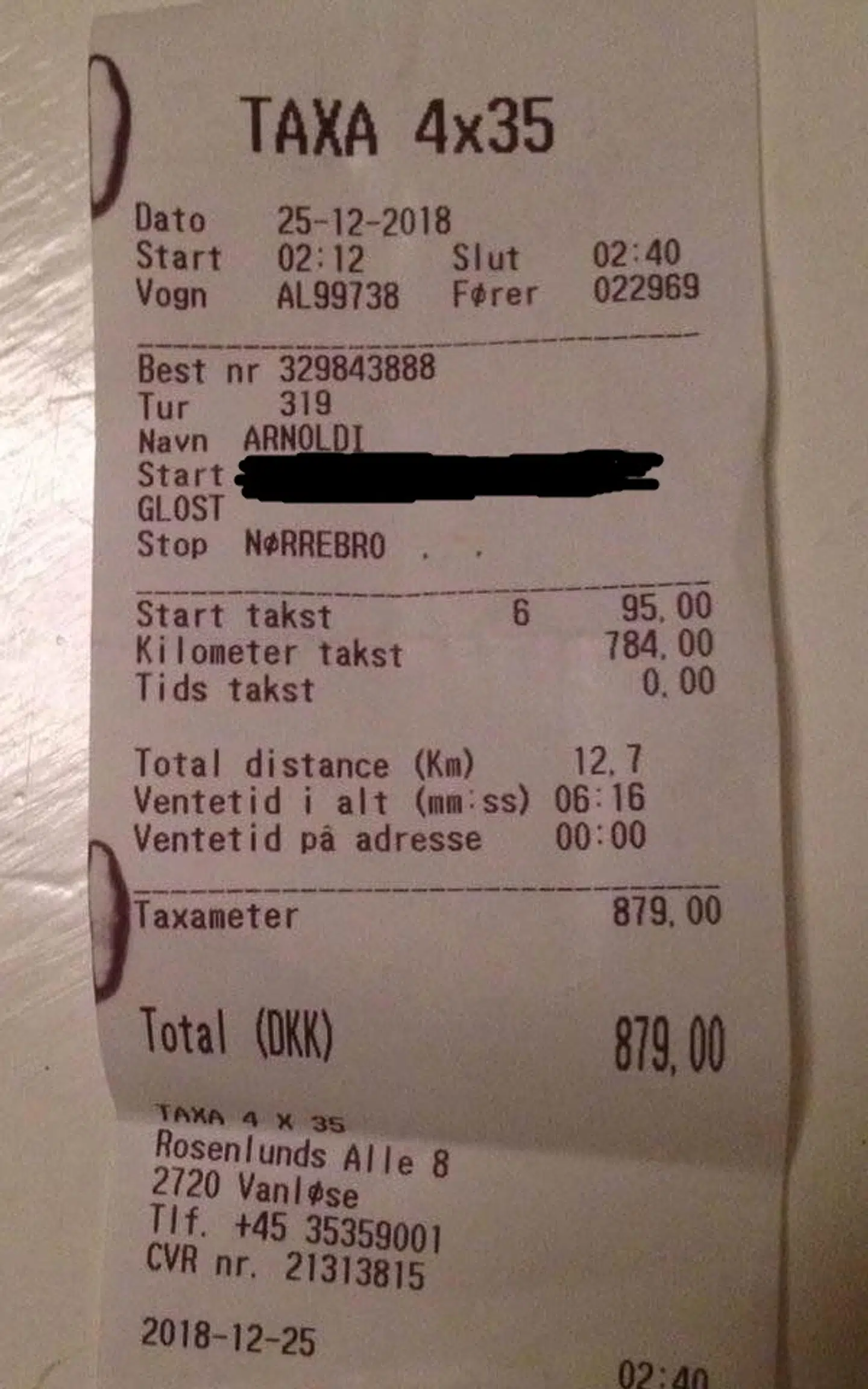 Per Arnoldi gik viralt onsdag, da han rasede over en dyr taxatur.